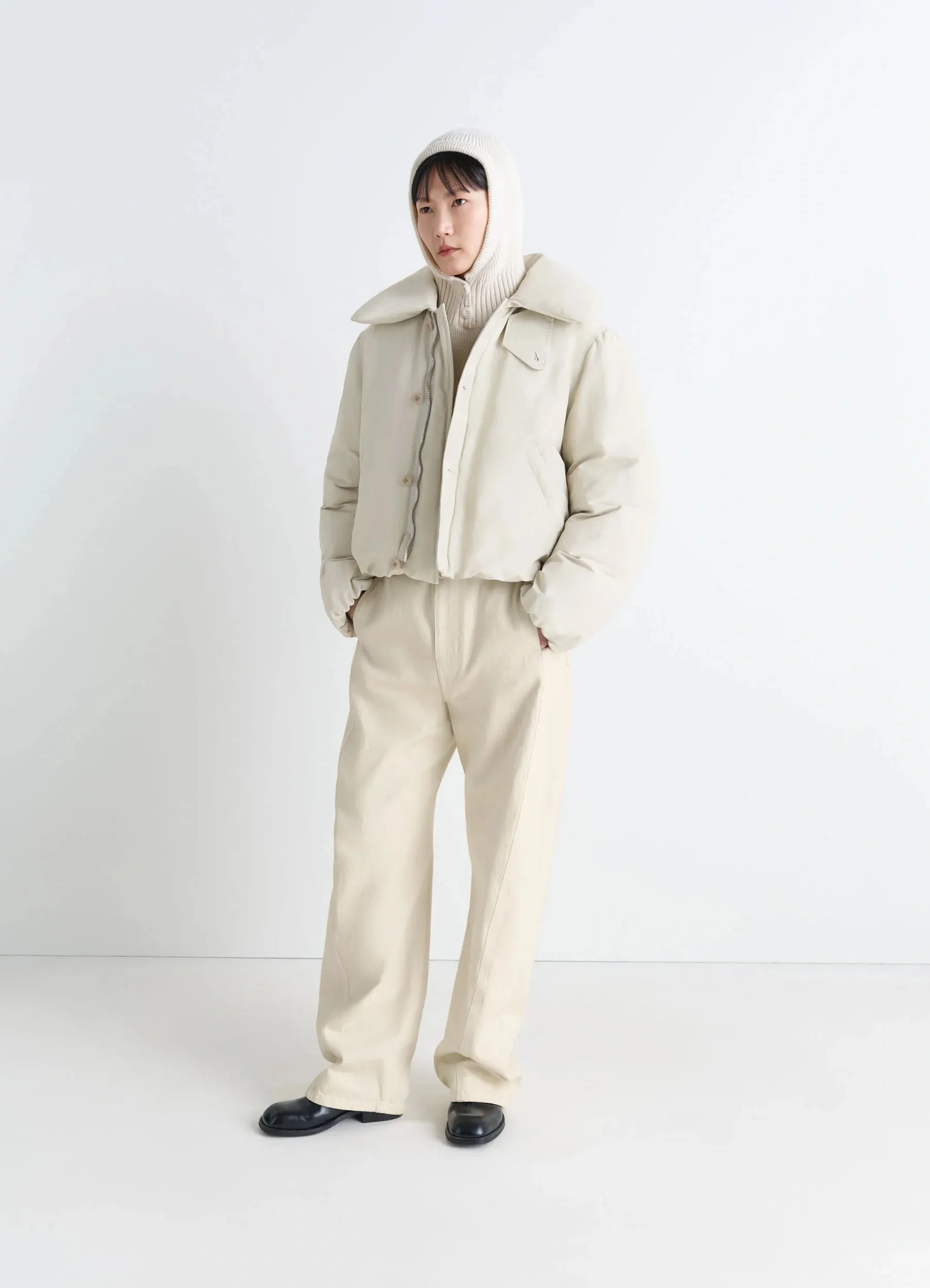 SHORT PUFFER BLOUSON sold by Lemaire product image thumbnail 2
