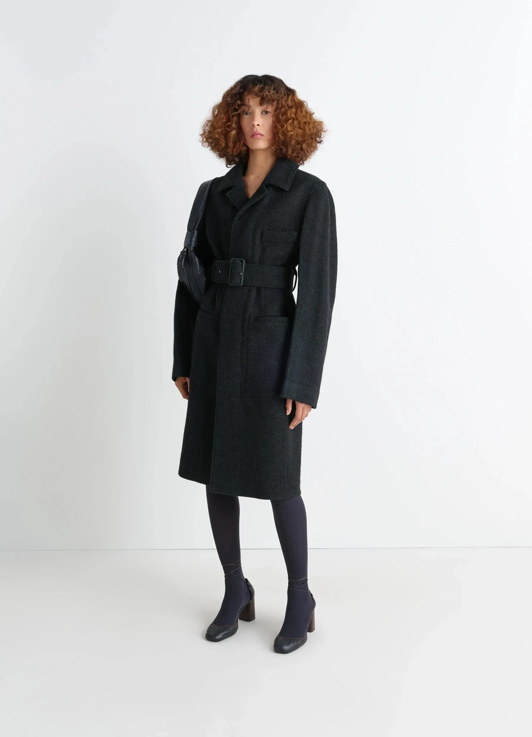 BELTED TAILORED COAT sold by Lemaire