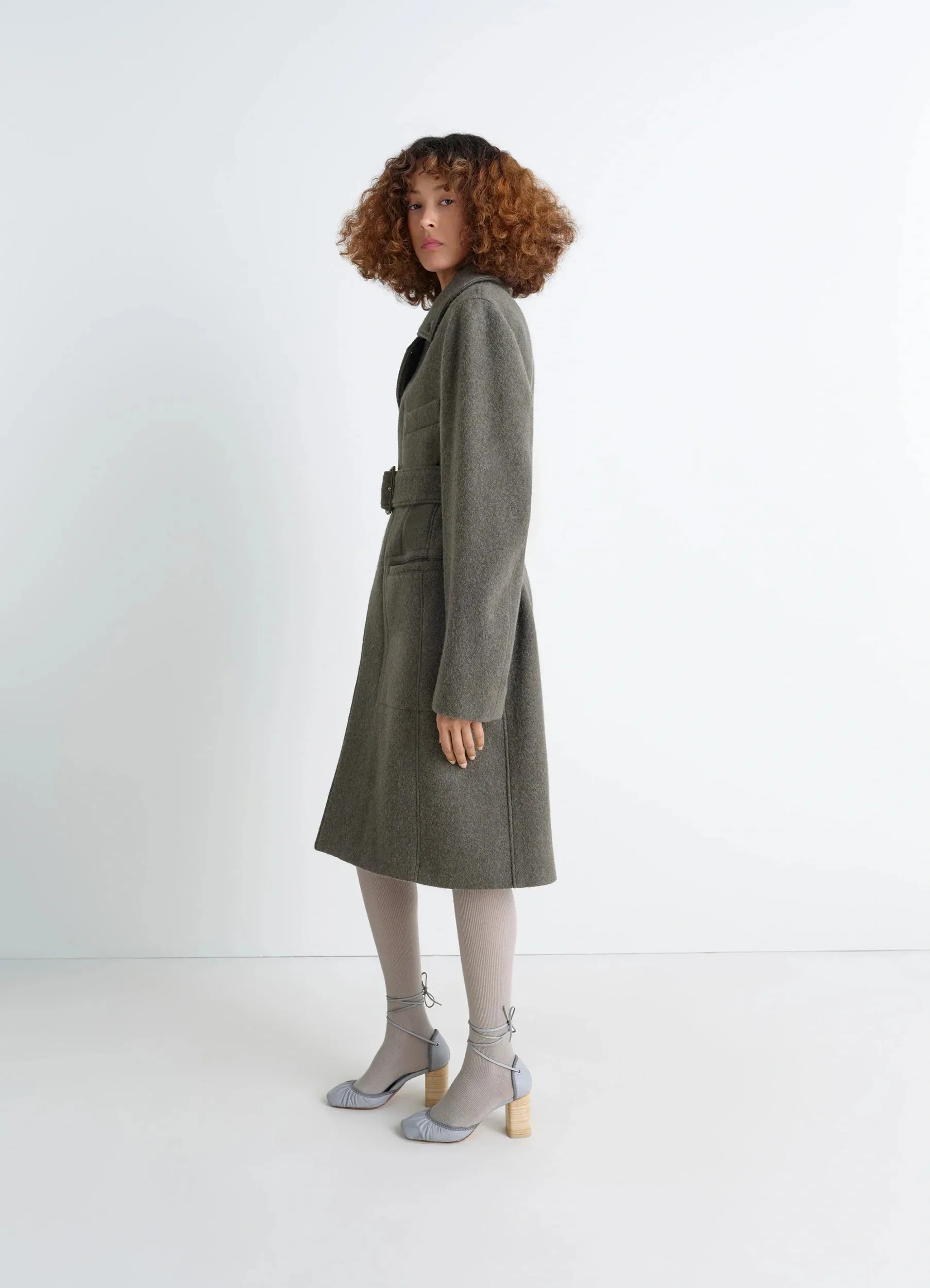 BELTED TAILORED COAT sold by Lemaire product image thumbnail 2