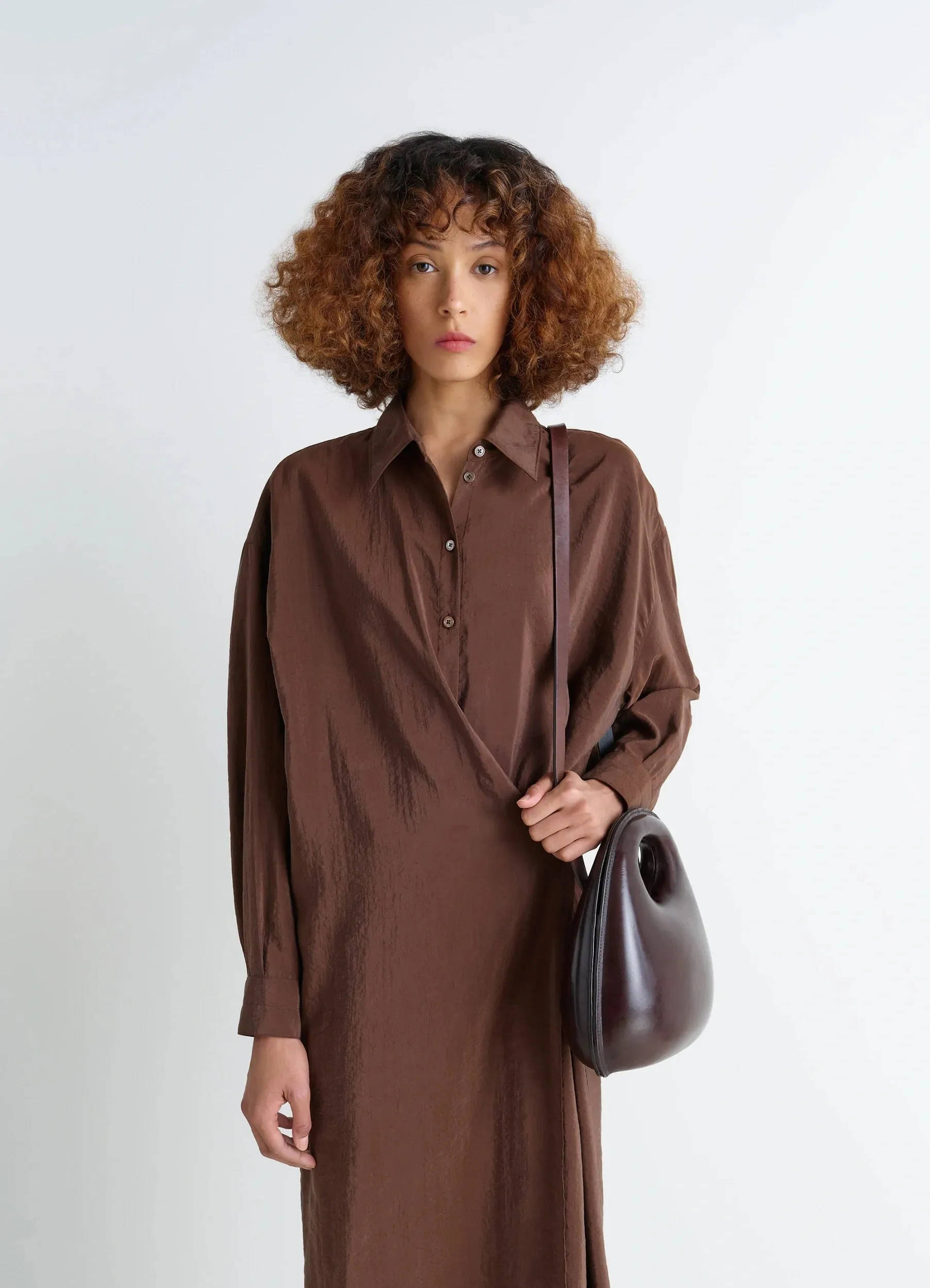 EGG BAG IN MOLDED LEATHER sold by Lemaire product image thumbnail 2