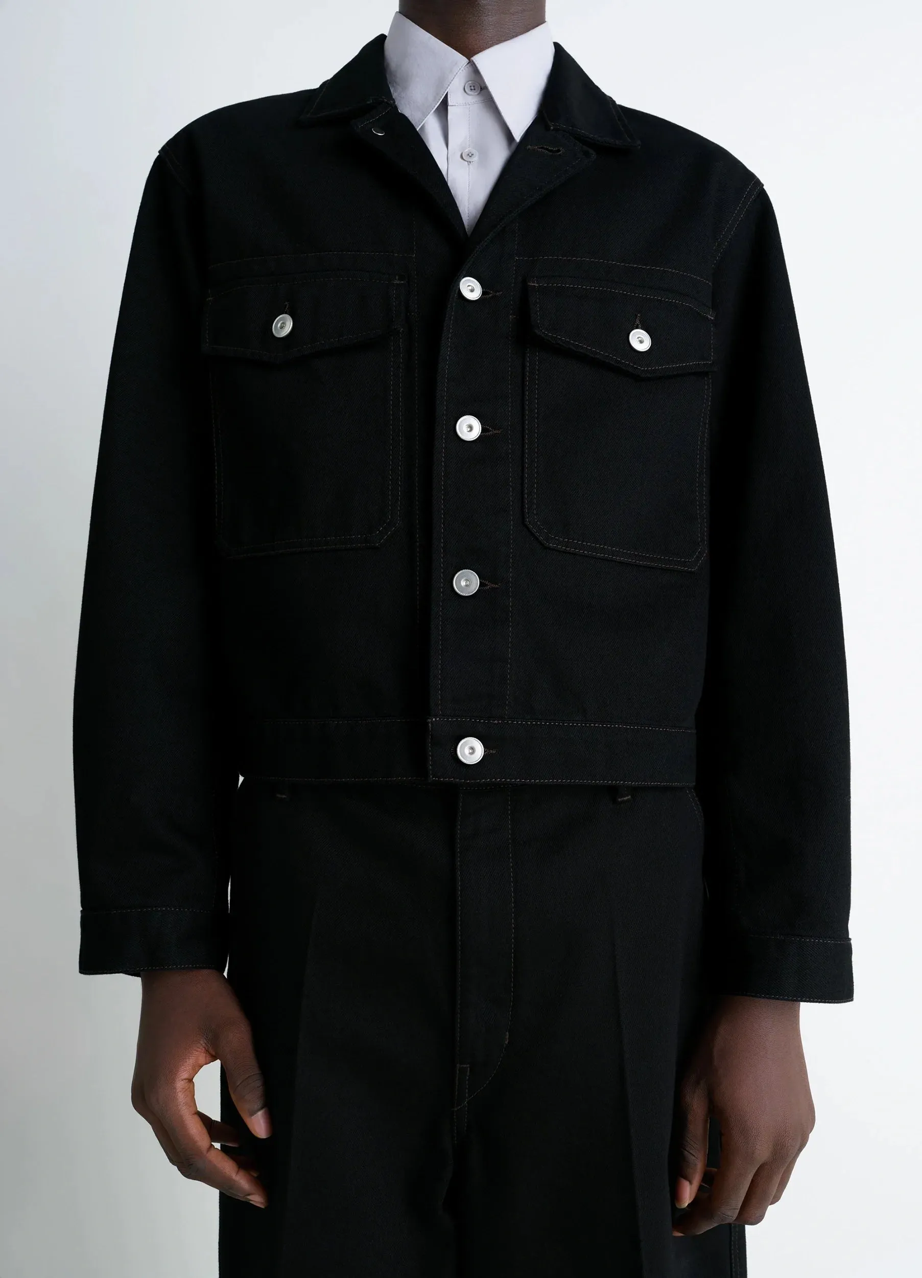 TRUCKER JACKET IN DENIM sold by Lemaire product image thumbnail 3