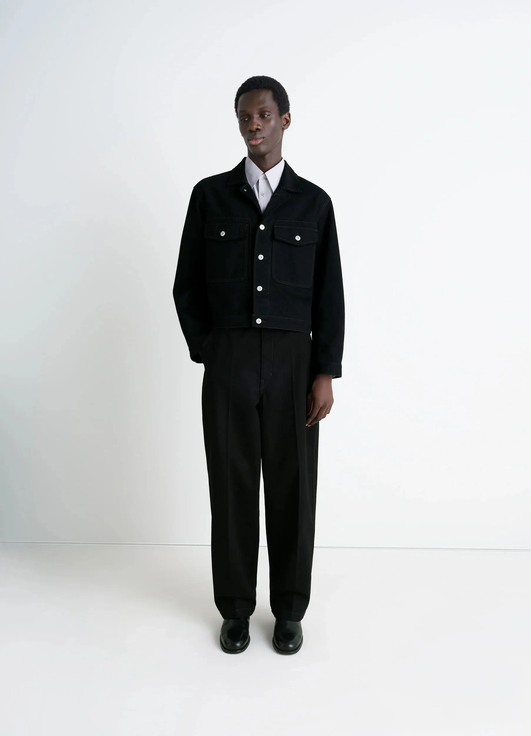 TRUCKER JACKET IN DENIM sold by Lemaire product image thumbnail 2