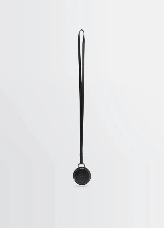 MOLDED TAPE NECKLACE IN LEATHER made by Lemaire