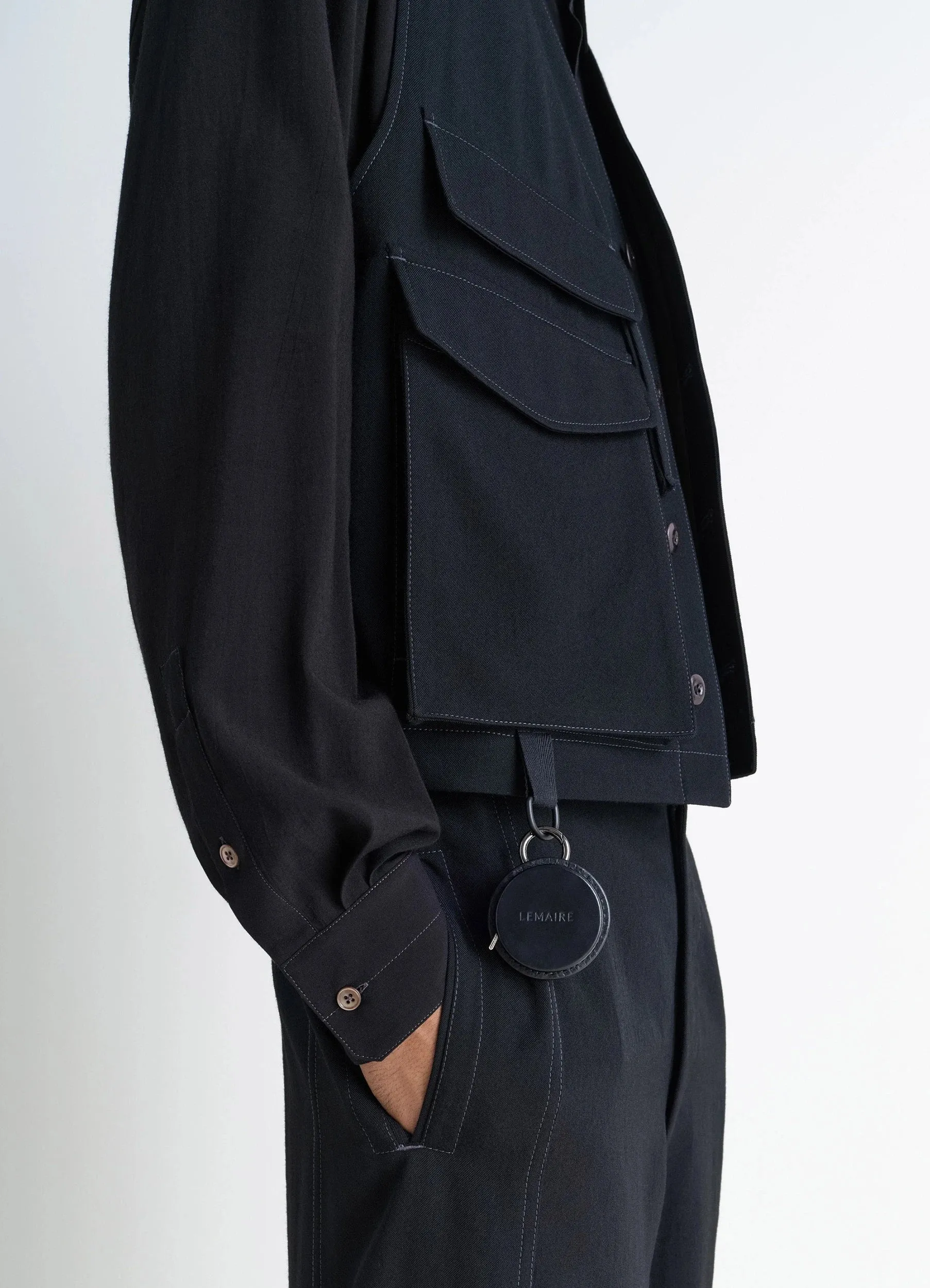 MOLDED TAPE NECKLACE IN LEATHER sold by Lemaire product image thumbnail 2