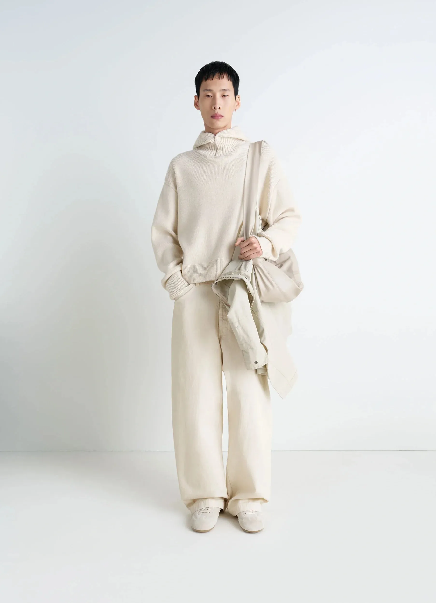 HOODED SWEATER IN WOOL ALPACA sold by Lemaire product image thumbnail 2