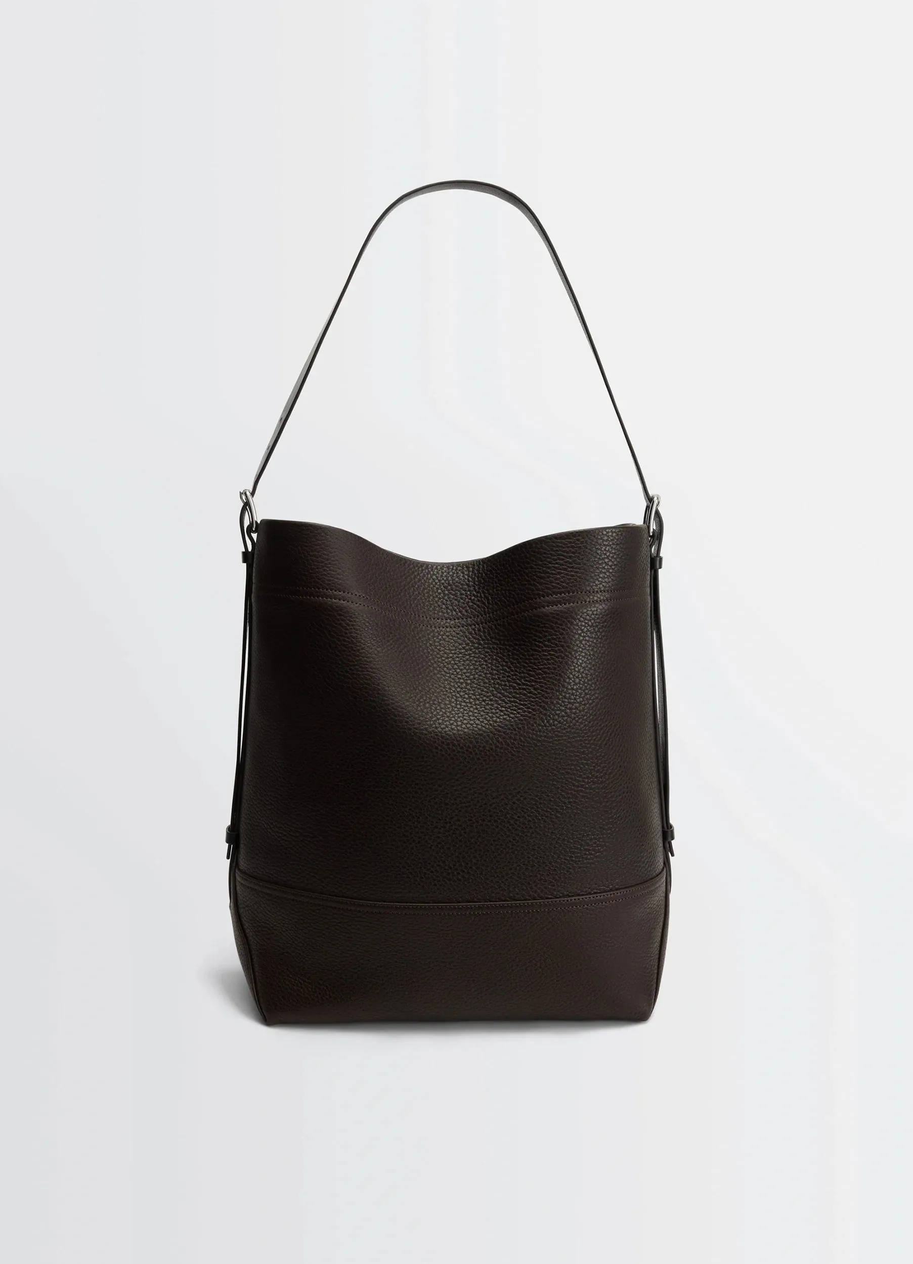 BELTED TOTE BAG IN GRAINED COW LEAHER sold by Lemaire
