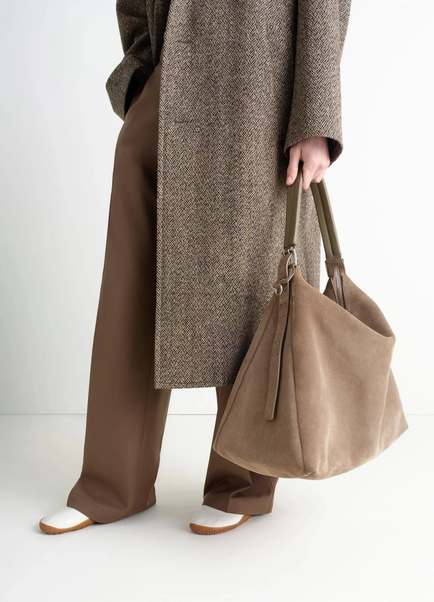BELTED HOBO BAG IN SUEDE LEATHER sold by Lemaire product image thumbnail 2
