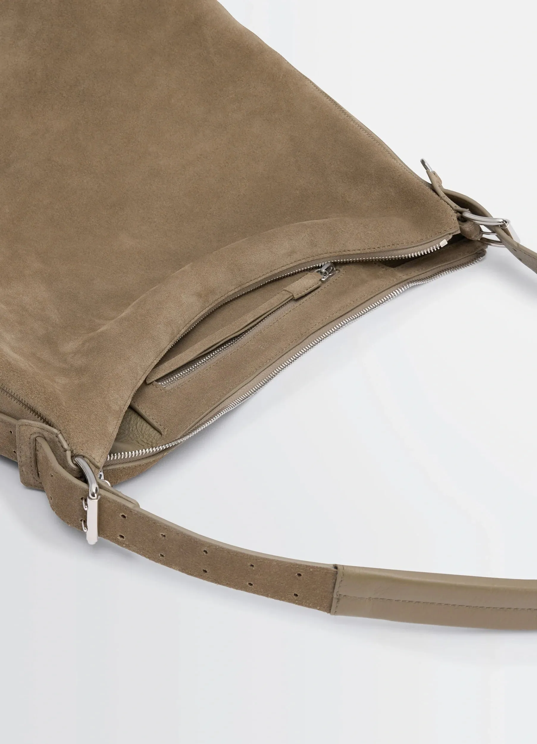 BELTED HOBO BAG IN SUEDE LEATHER sold by Lemaire product image thumbnail 4