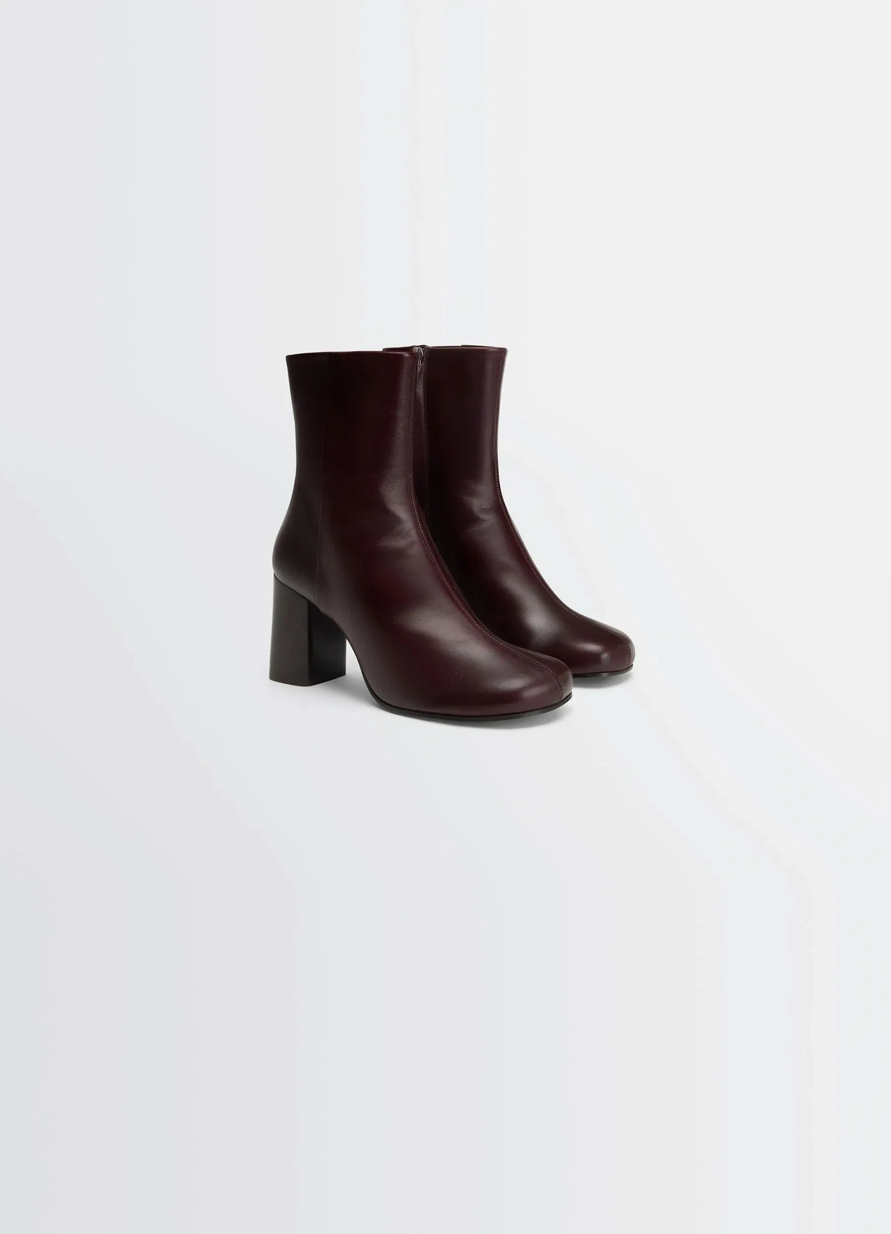 ANATOMIC BOOTS WITH 80MM HEEL IN GLOSSY VEGETABLE LEATHER sold by Lemaire product image thumbnail 3