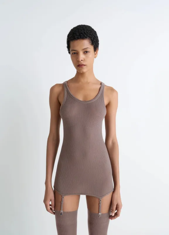 SEAMLESS SHORT SLEEVES TANK TOP WITH  SUSPENDERS sold by Lemaire