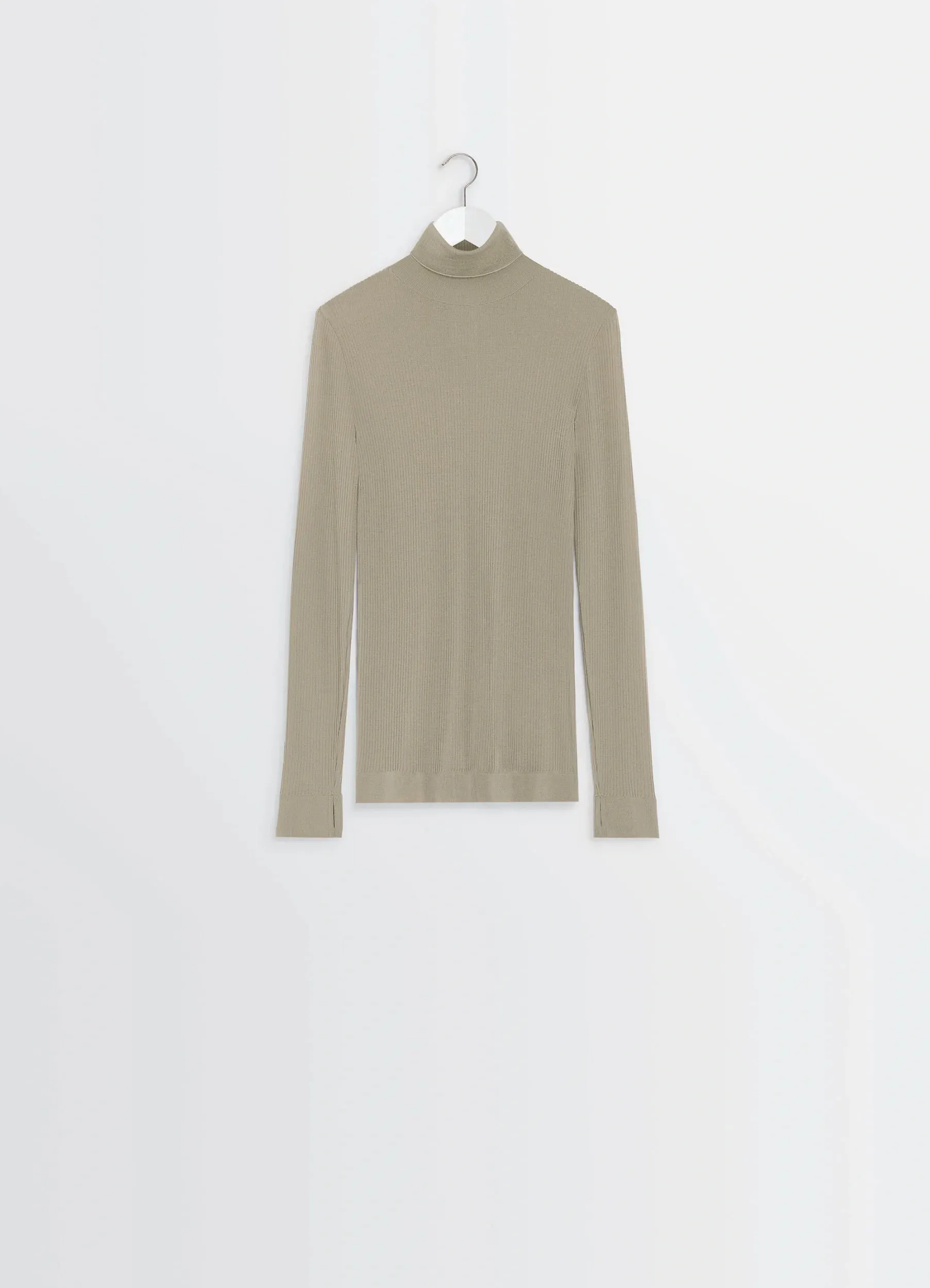 SEAMLESS SHORT SLEEVES HIGH NECK TOP sold by Lemaire product image thumbnail 3