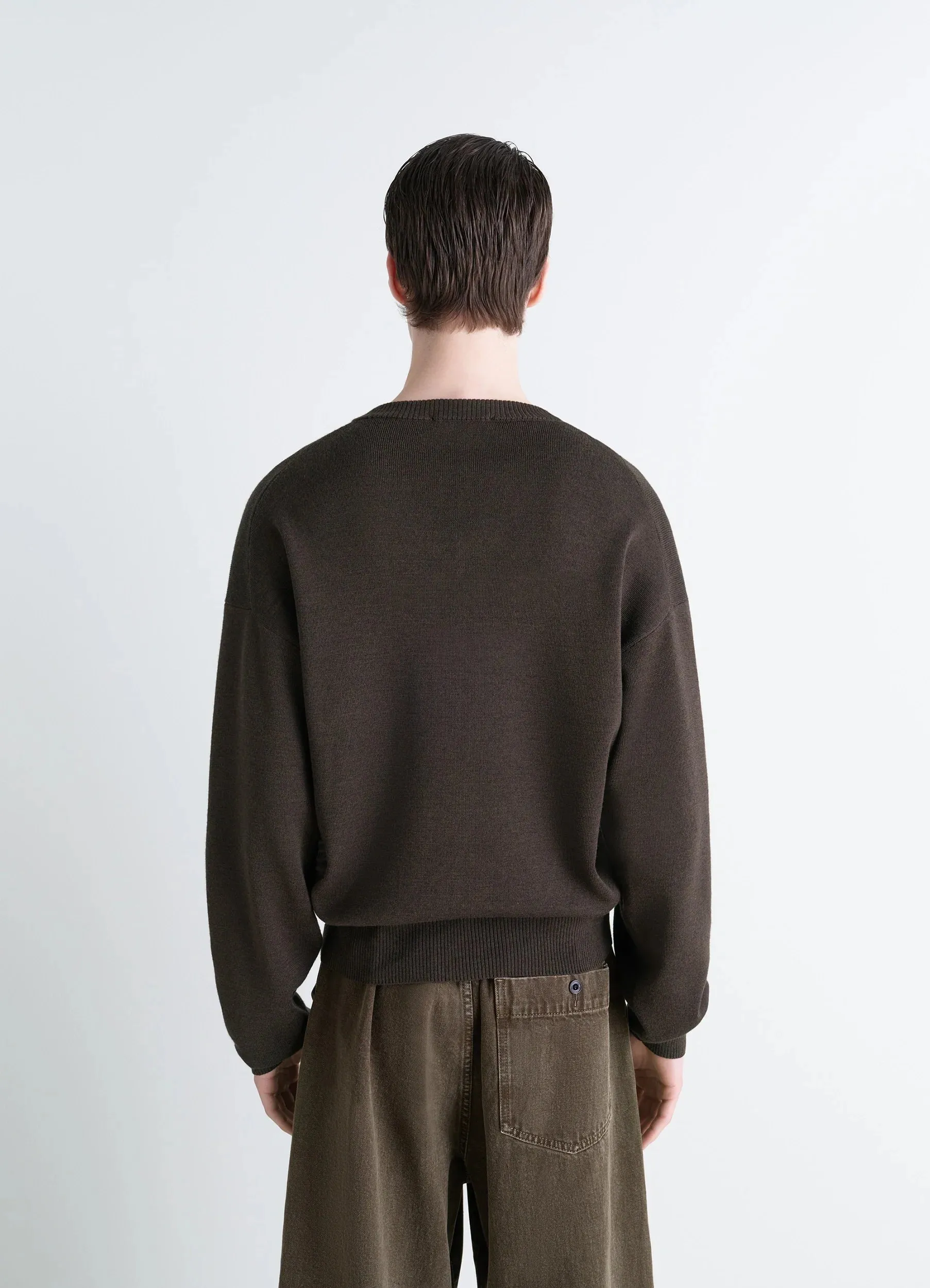 V NECK SWEATER sold by Lemaire product image thumbnail 4