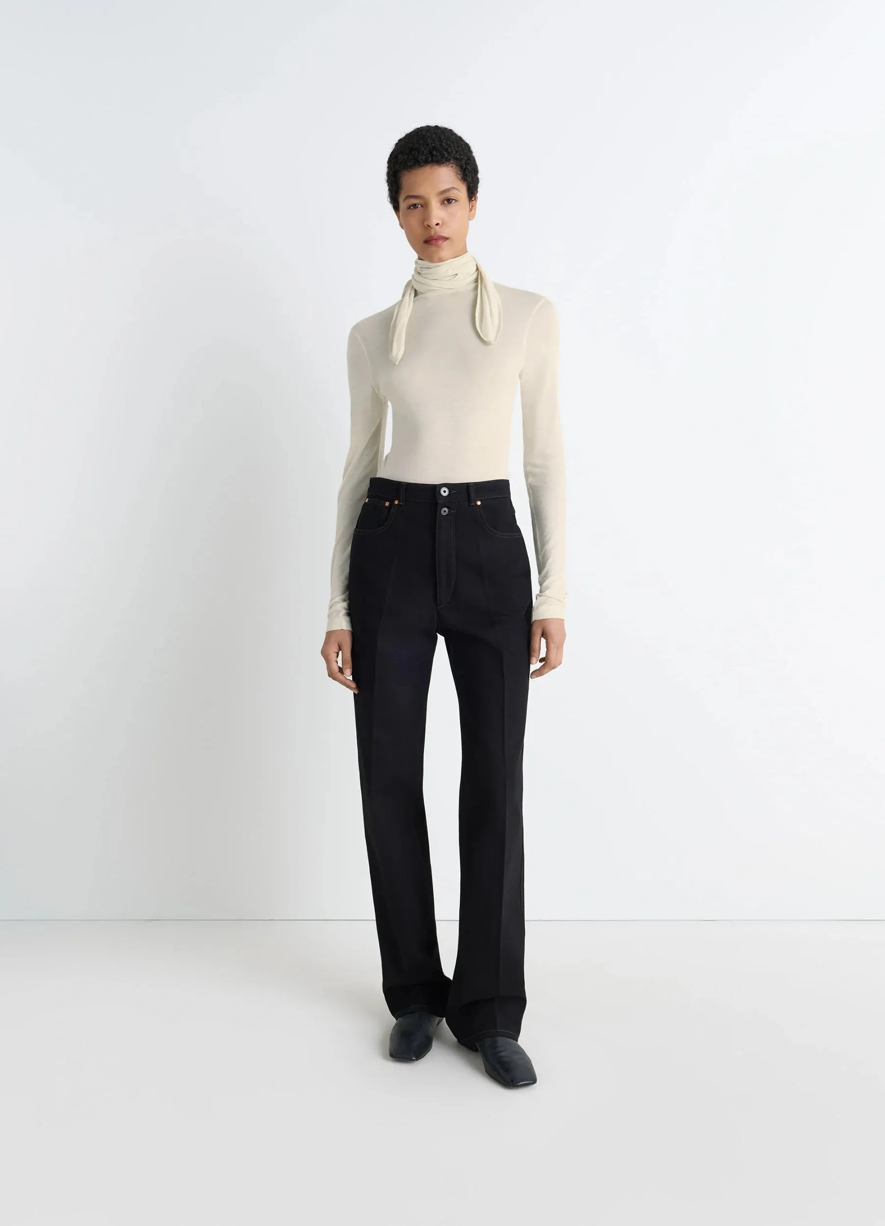 FOULARD TOP WITH PATCHS sold by Lemaire product image thumbnail 2