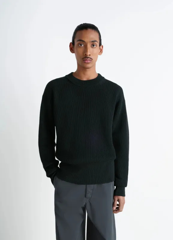 BOXY ROUND NECK SWEATER sold by Lemaire