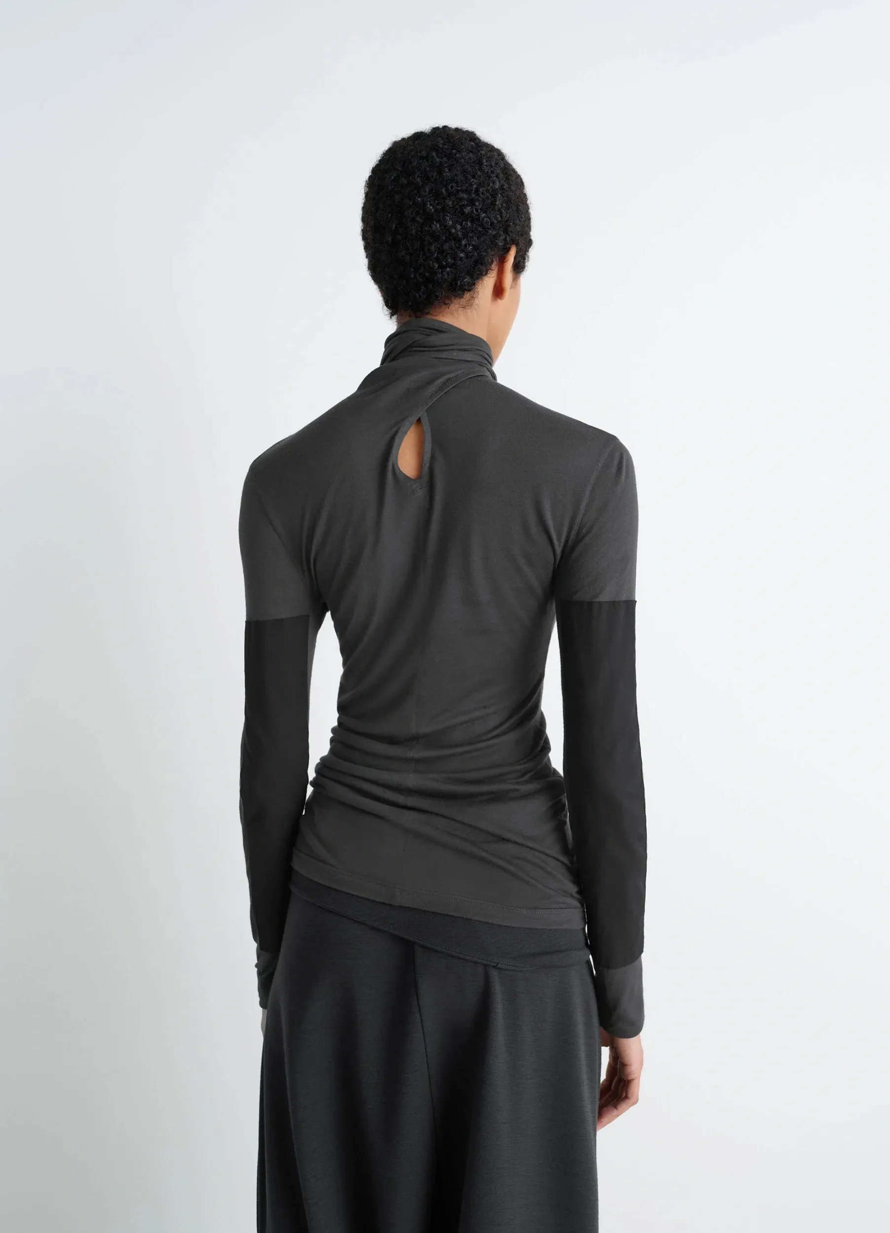 FOULARD TOP WITH PATCHS sold by Lemaire product image thumbnail 3