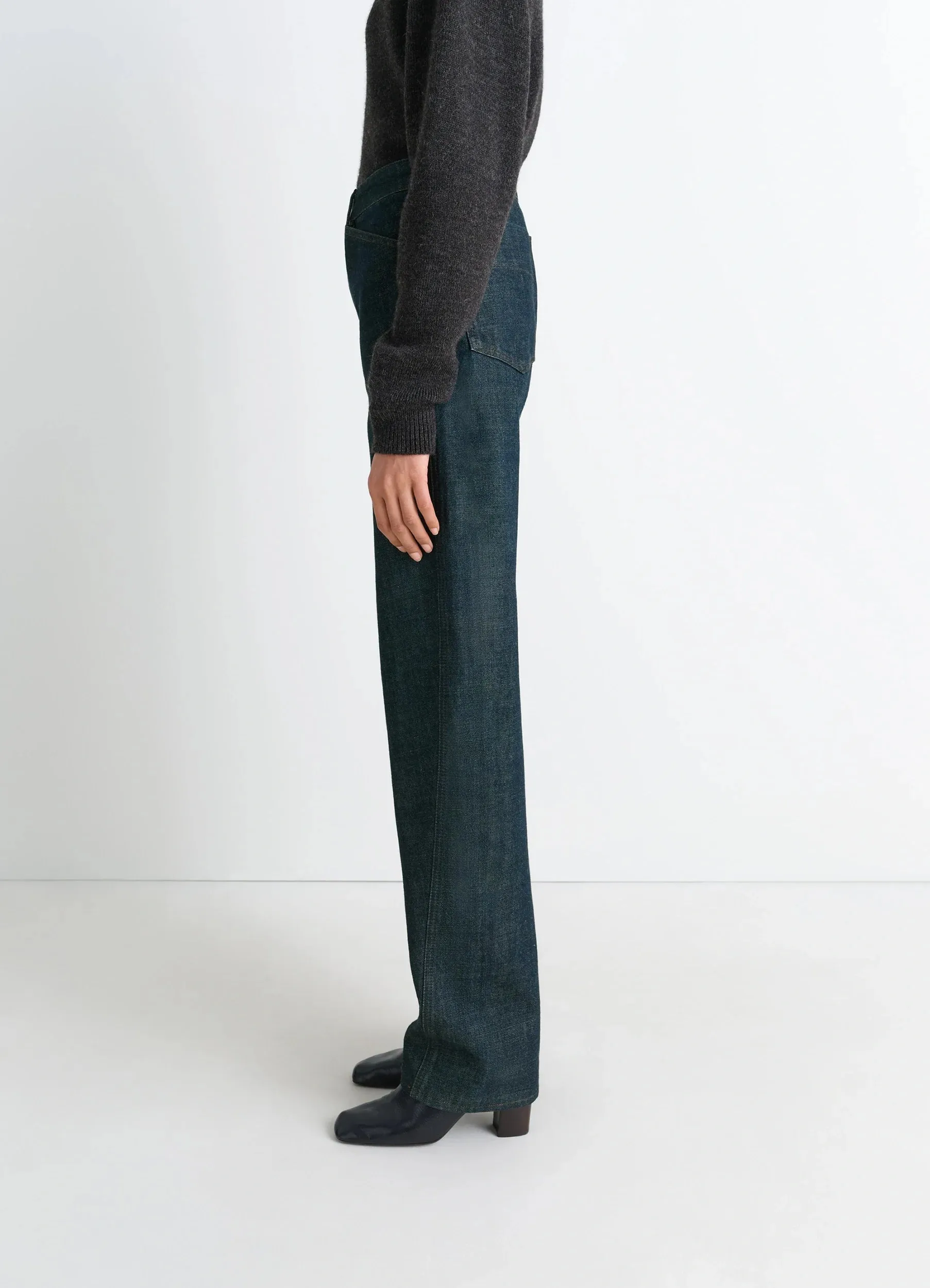 FIVE POCKETS TWISTED PANTS IN DENIM sold by Lemaire product image thumbnail 2