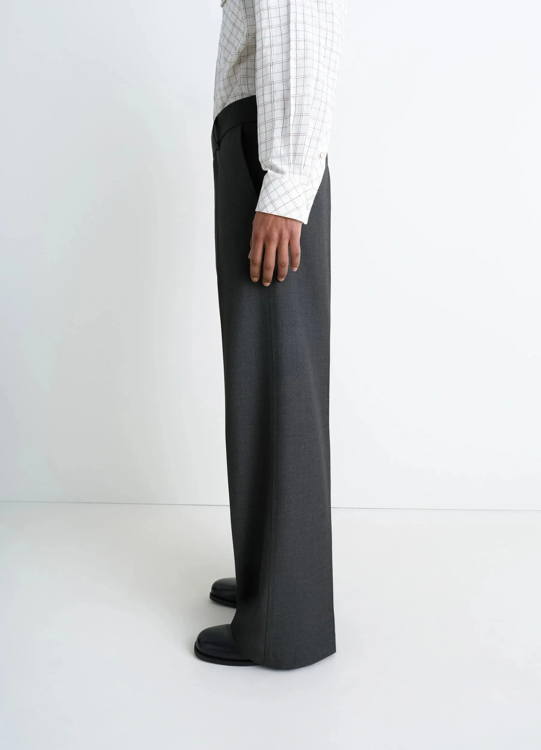 STRAIGHT TAILORED PANTS IN POLYWOOL sold by Lemaire product image thumbnail 5