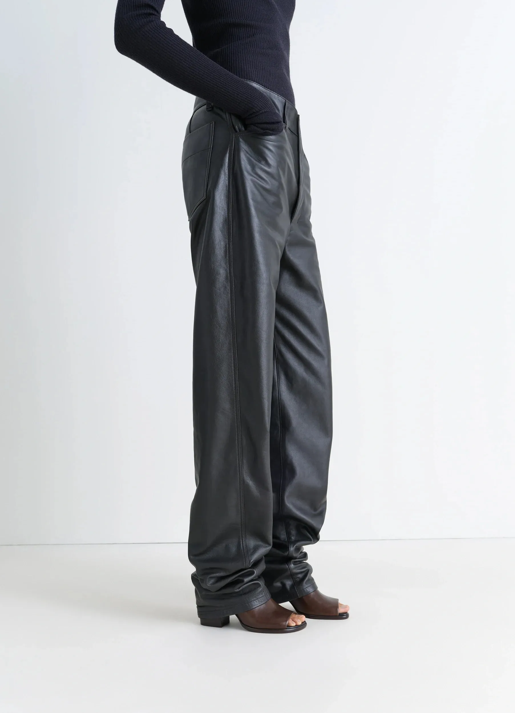 SQUARE HEELED SANDALS WITH 80MM HEEL sold by Lemaire product image thumbnail 2