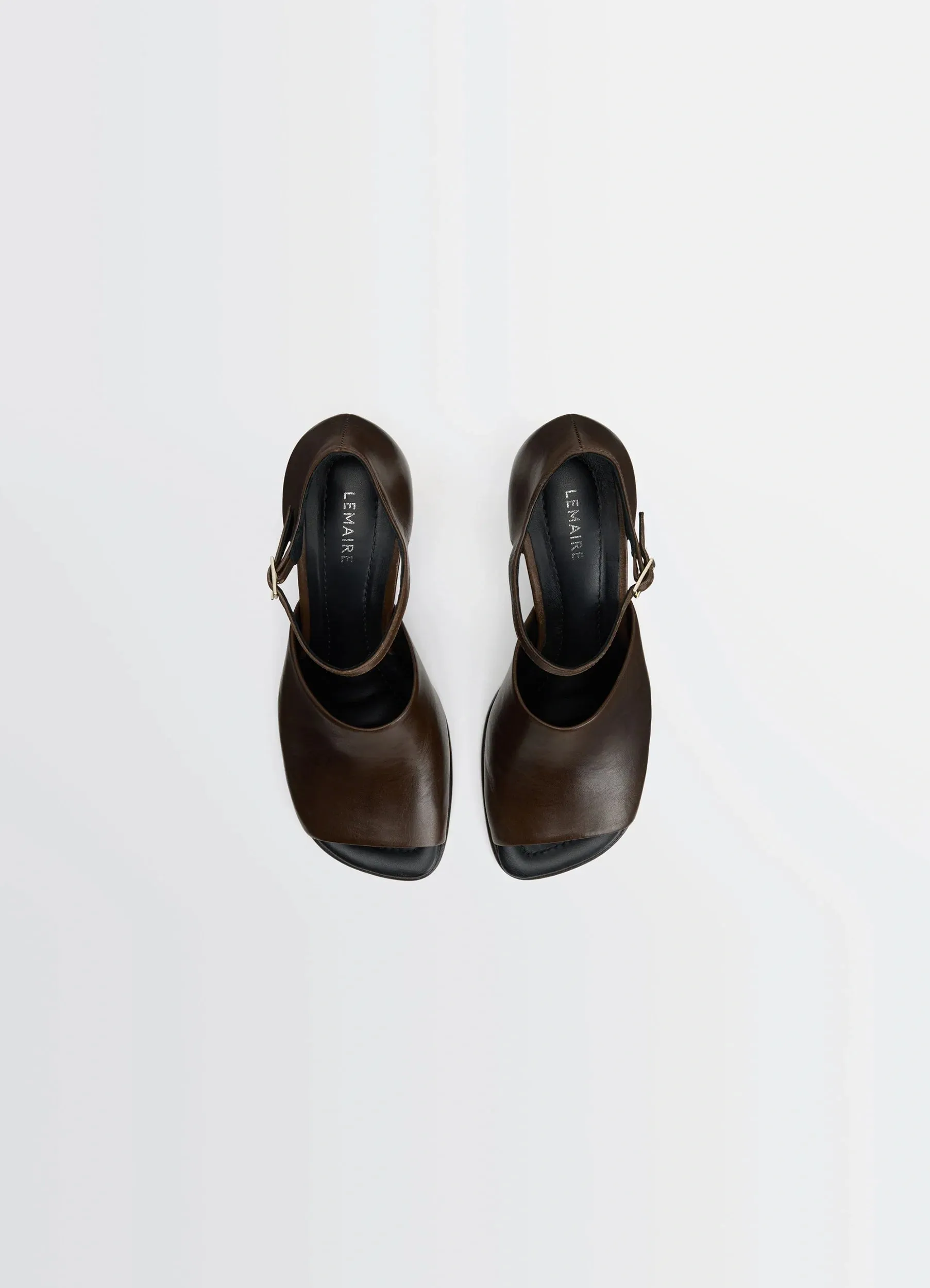 SQUARE HEELED SANDALS WITH 80MM HEEL sold by Lemaire product image thumbnail 5