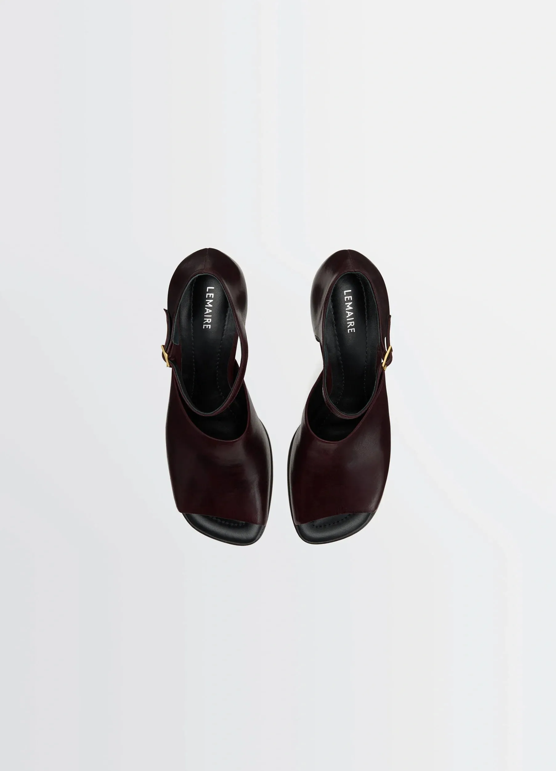 SQUARE HEELED SANDALS 80 sold by Lemaire product image thumbnail 5