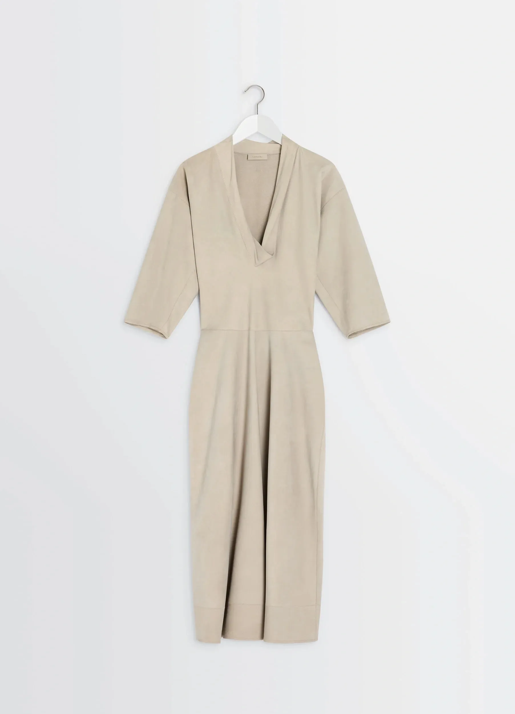 LEATHER V-NECK DRESS sold by Lemaire product image thumbnail 5