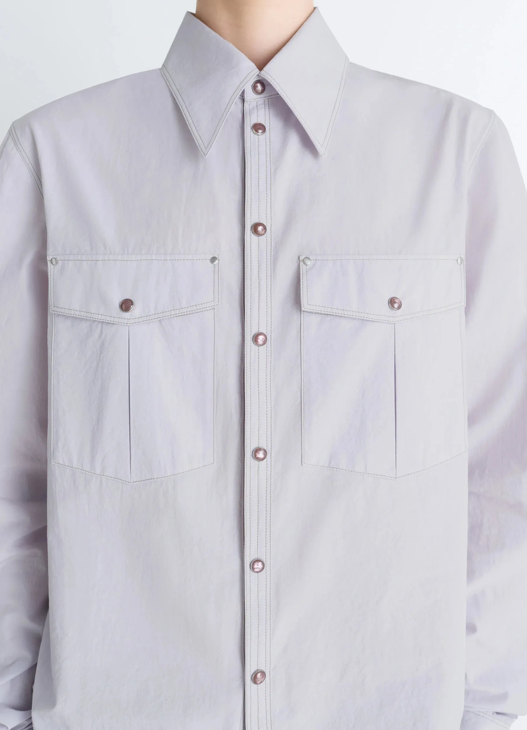 CHEST-POCKET FITTED SHIRT sold by Lemaire product image thumbnail 4