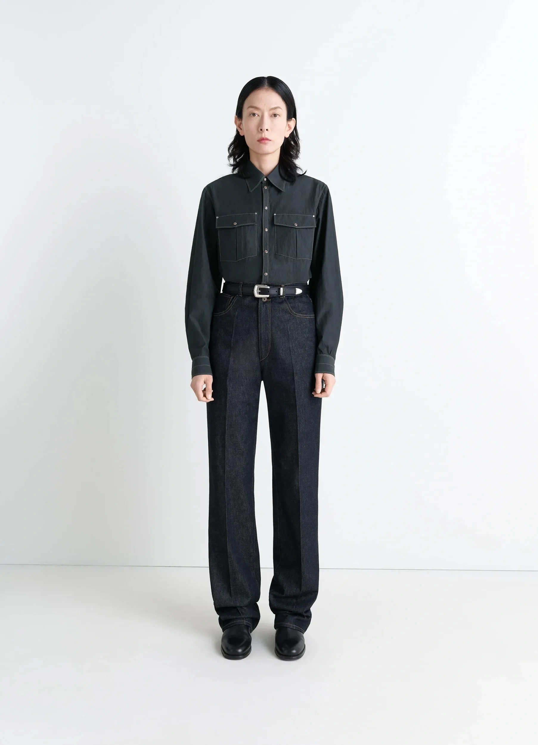 CHEST-POCKET FITTED SHIRT sold by Lemaire