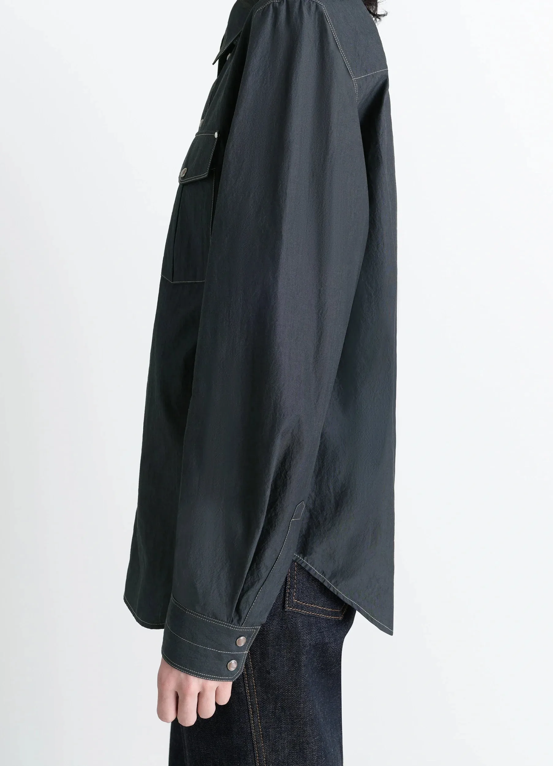 CHEST-POCKET FITTED SHIRT sold by Lemaire product image thumbnail 5