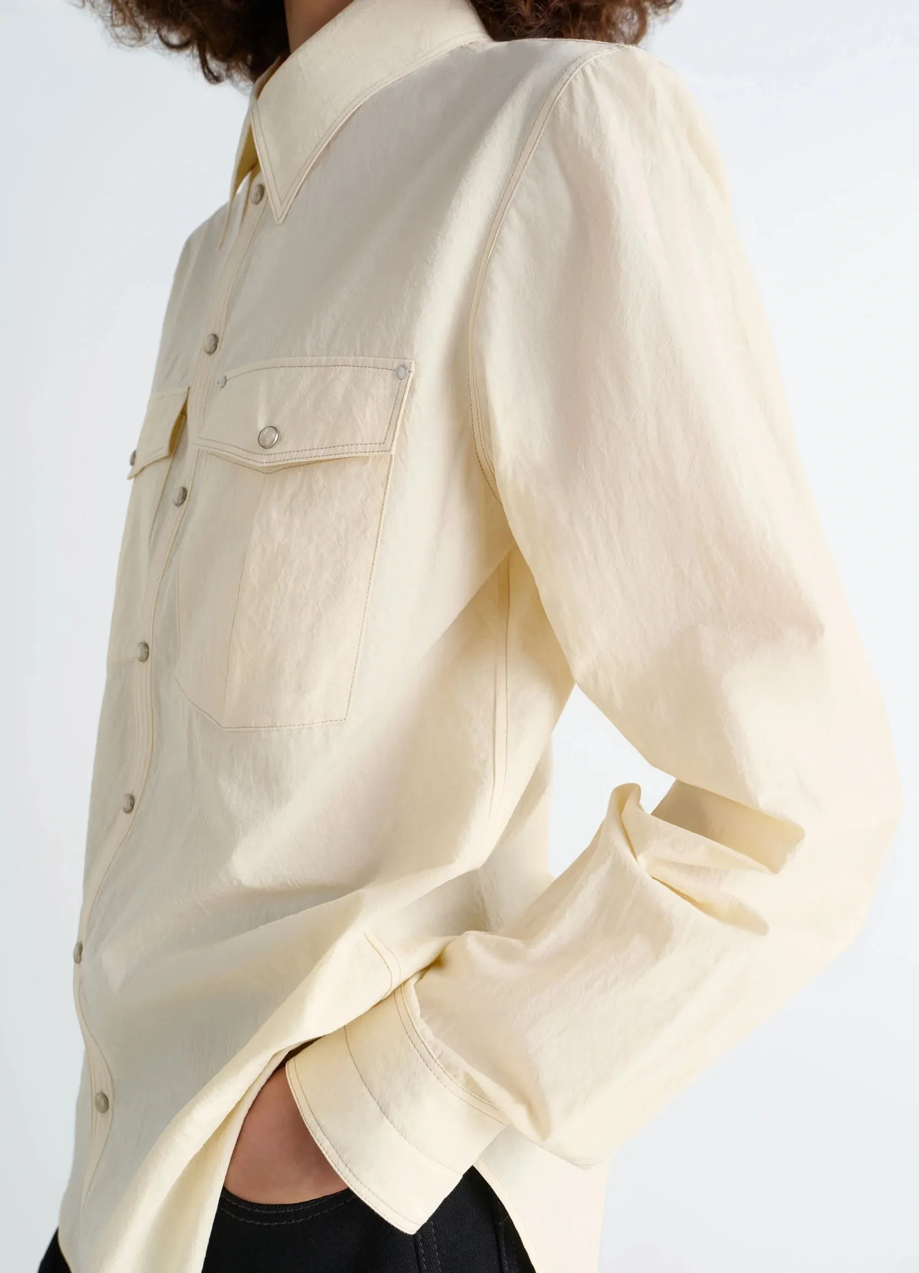 CHEST-POCKET FITTED SHIRT sold by Lemaire product image thumbnail 3