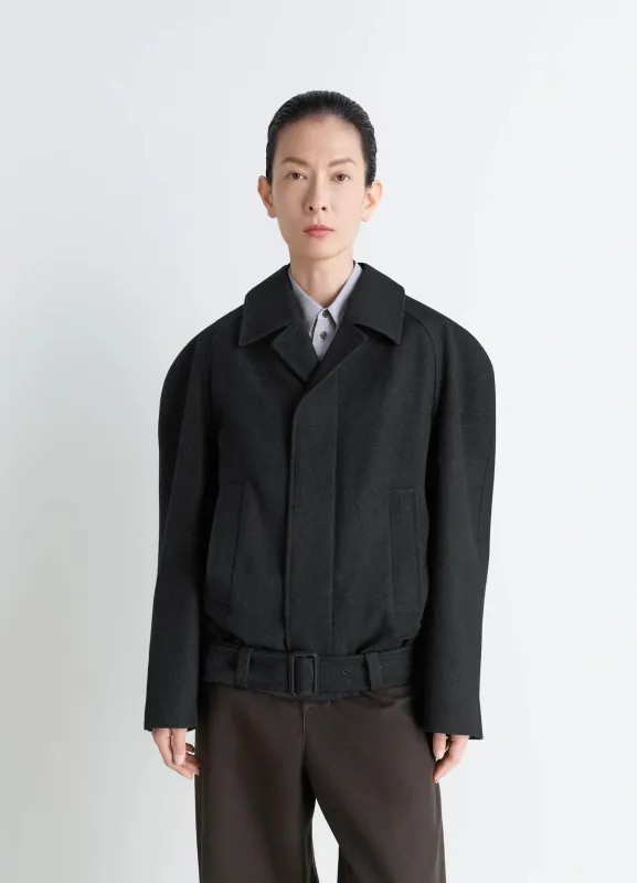 RAGLAN SLEEVE SHORT COAT sold by Lemaire