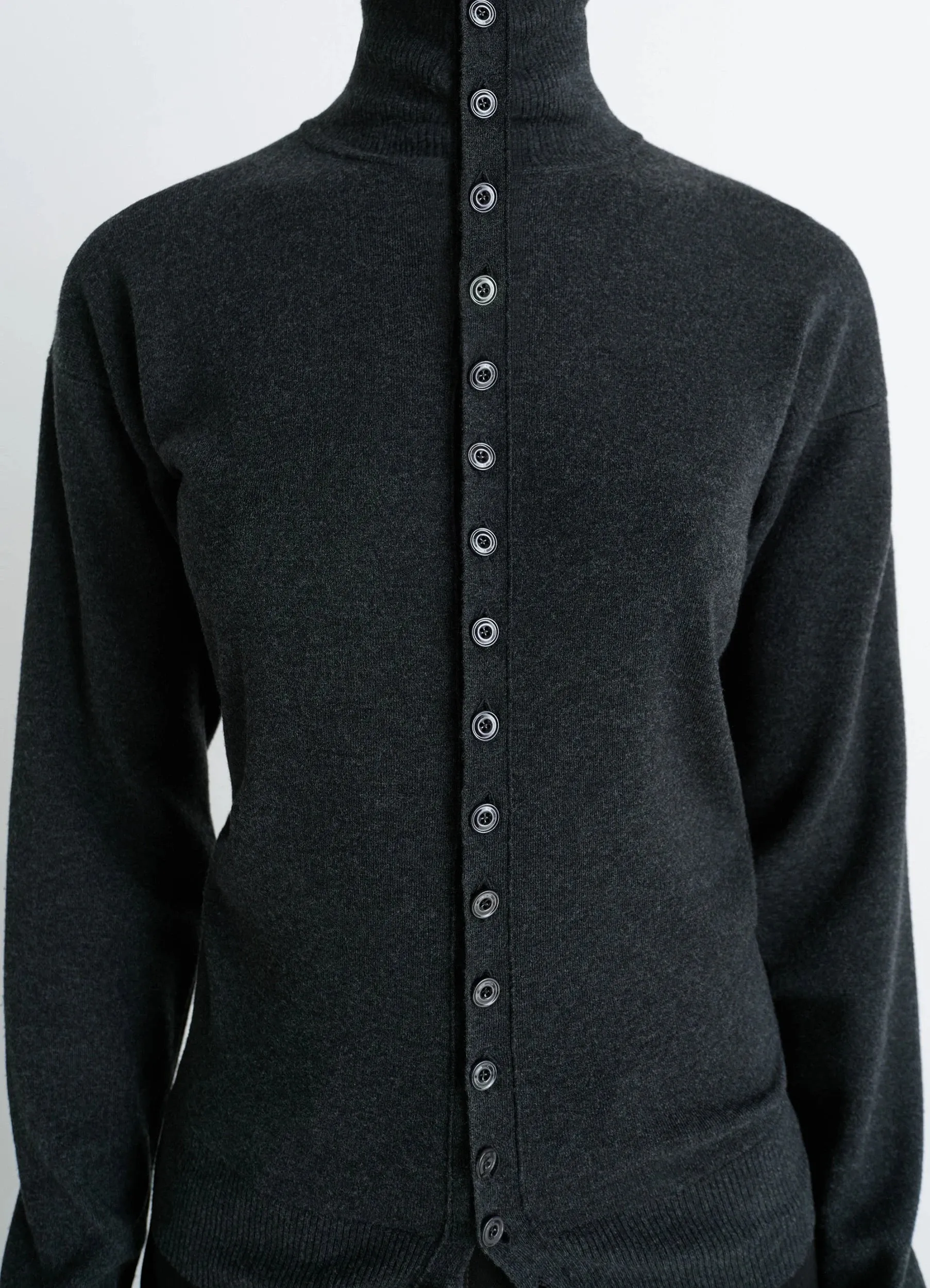 BUTTONED FITTED CARDIGAN sold by Lemaire product image thumbnail 3