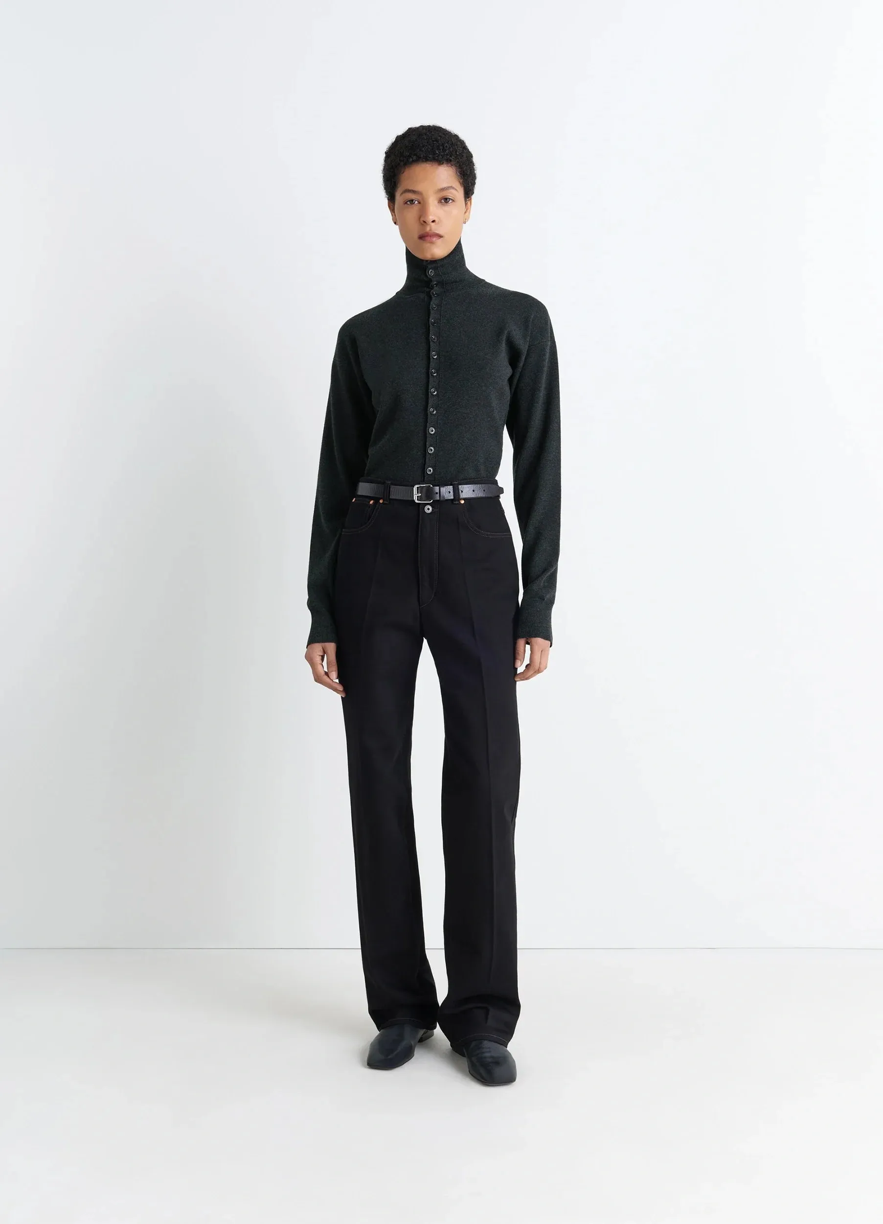 BUTTONED FITTED CARDIGAN sold by Lemaire product image thumbnail 2