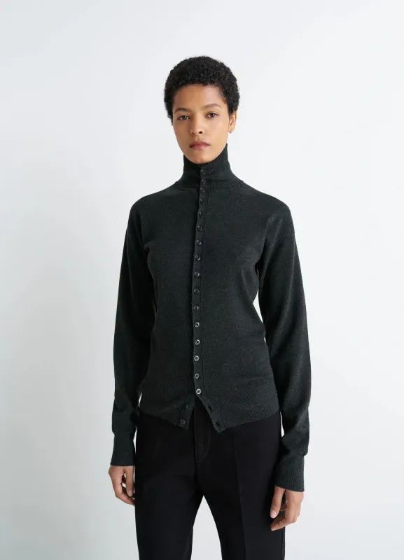 BUTTONED FITTED CARDIGAN sold by Lemaire