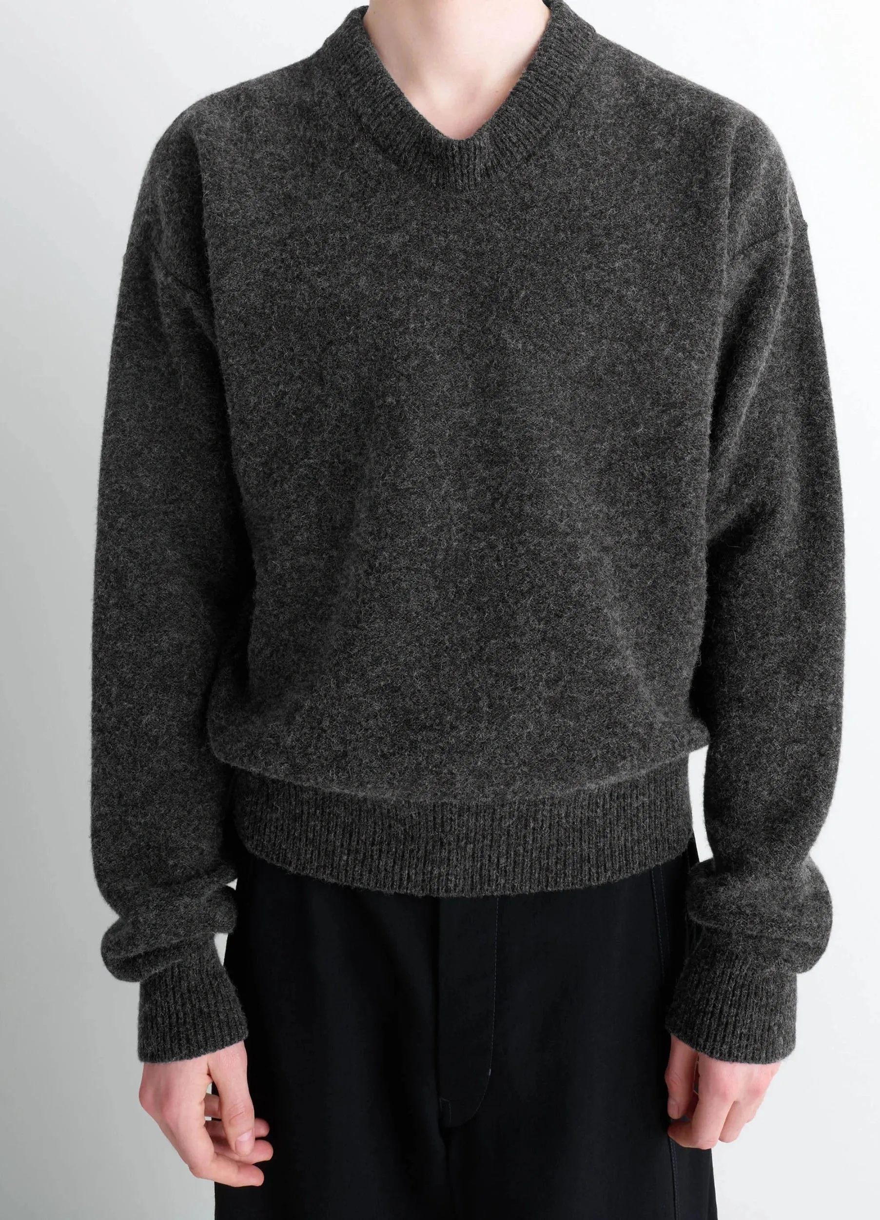 BOXY V NECK SWEATER sold by Lemaire product image thumbnail 3