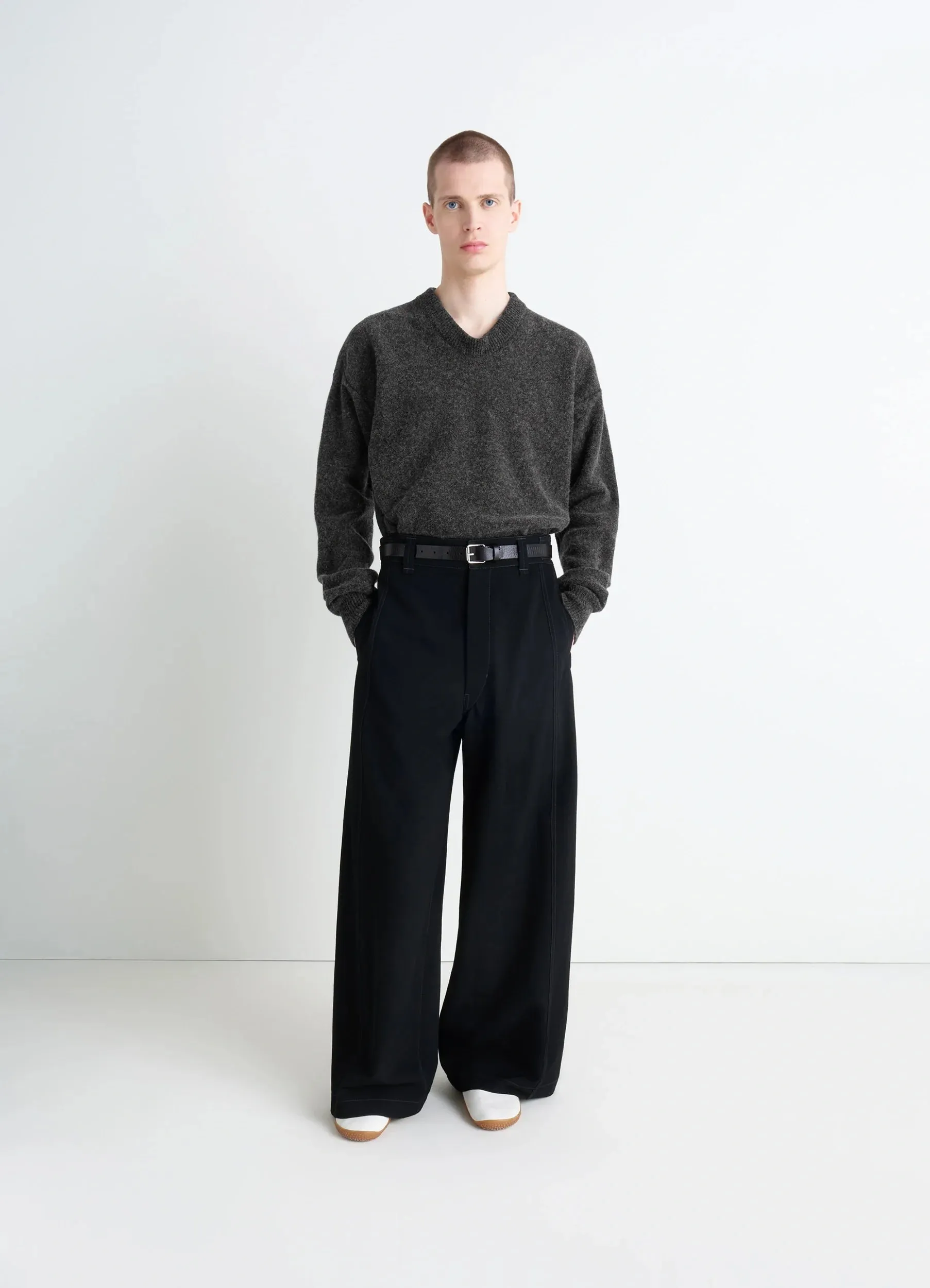 BOXY V NECK SWEATER sold by Lemaire product image thumbnail 2