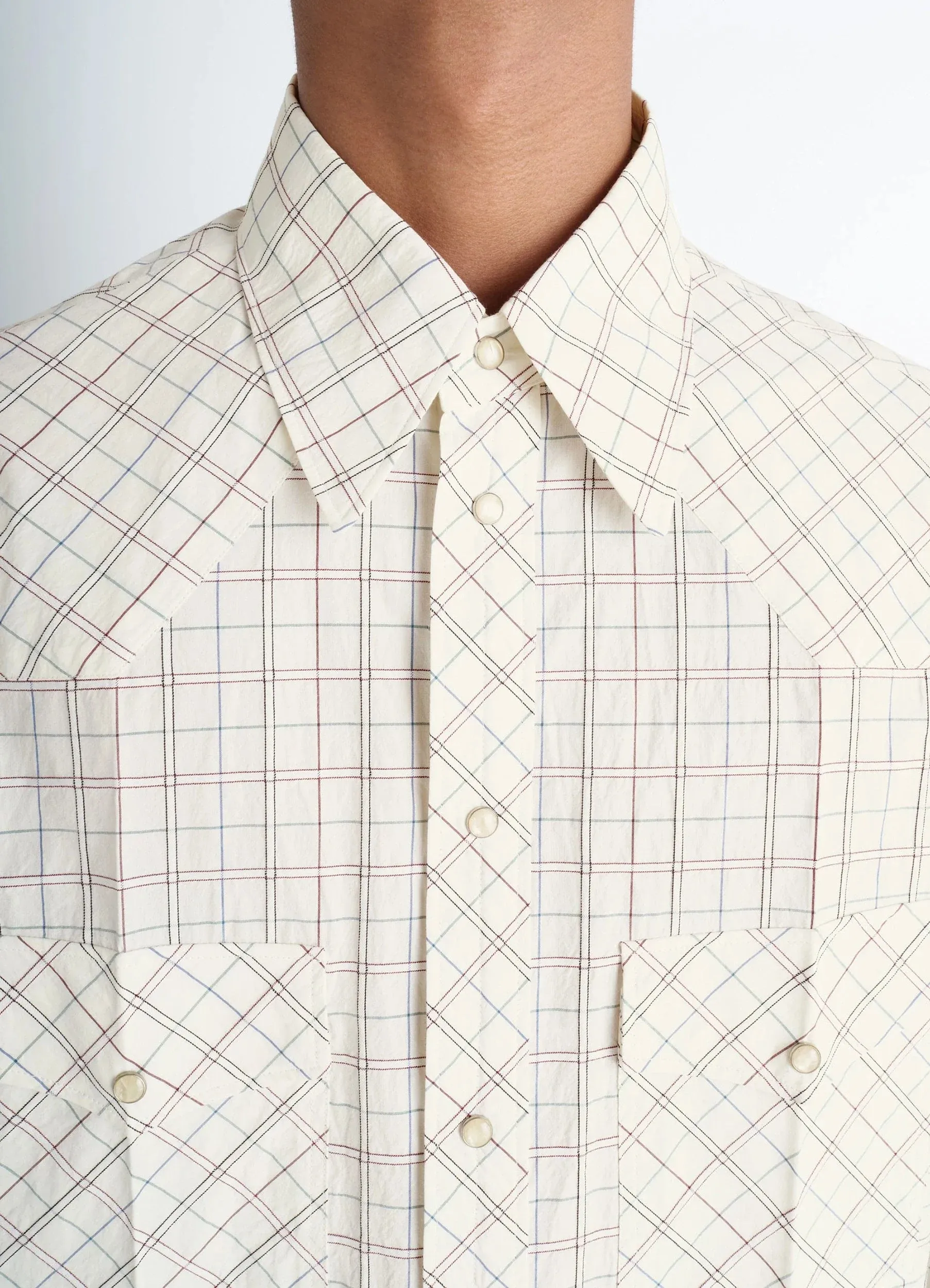 WESTERN CHECK SHIRT sold by Lemaire product image thumbnail 3