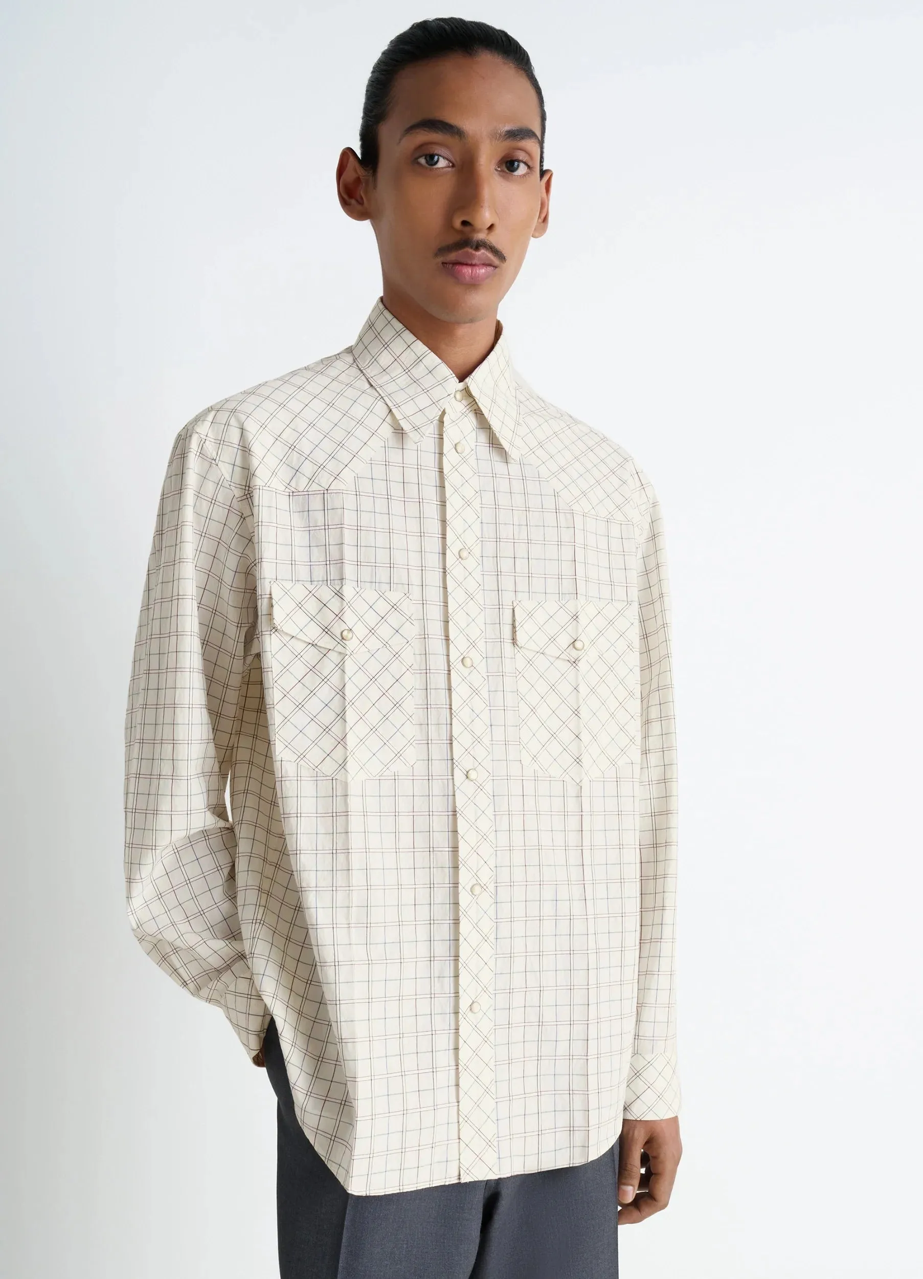 WESTERN CHECK SHIRT sold by Lemaire