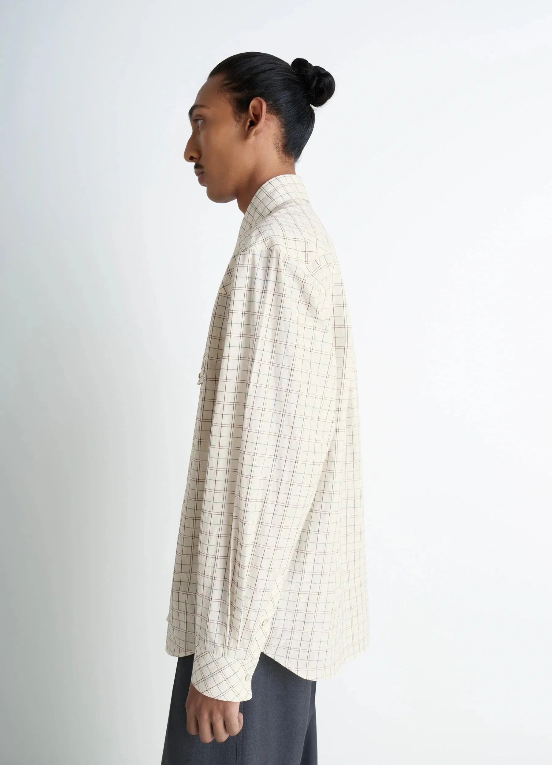 WESTERN CHECK SHIRT sold by Lemaire product image thumbnail 5