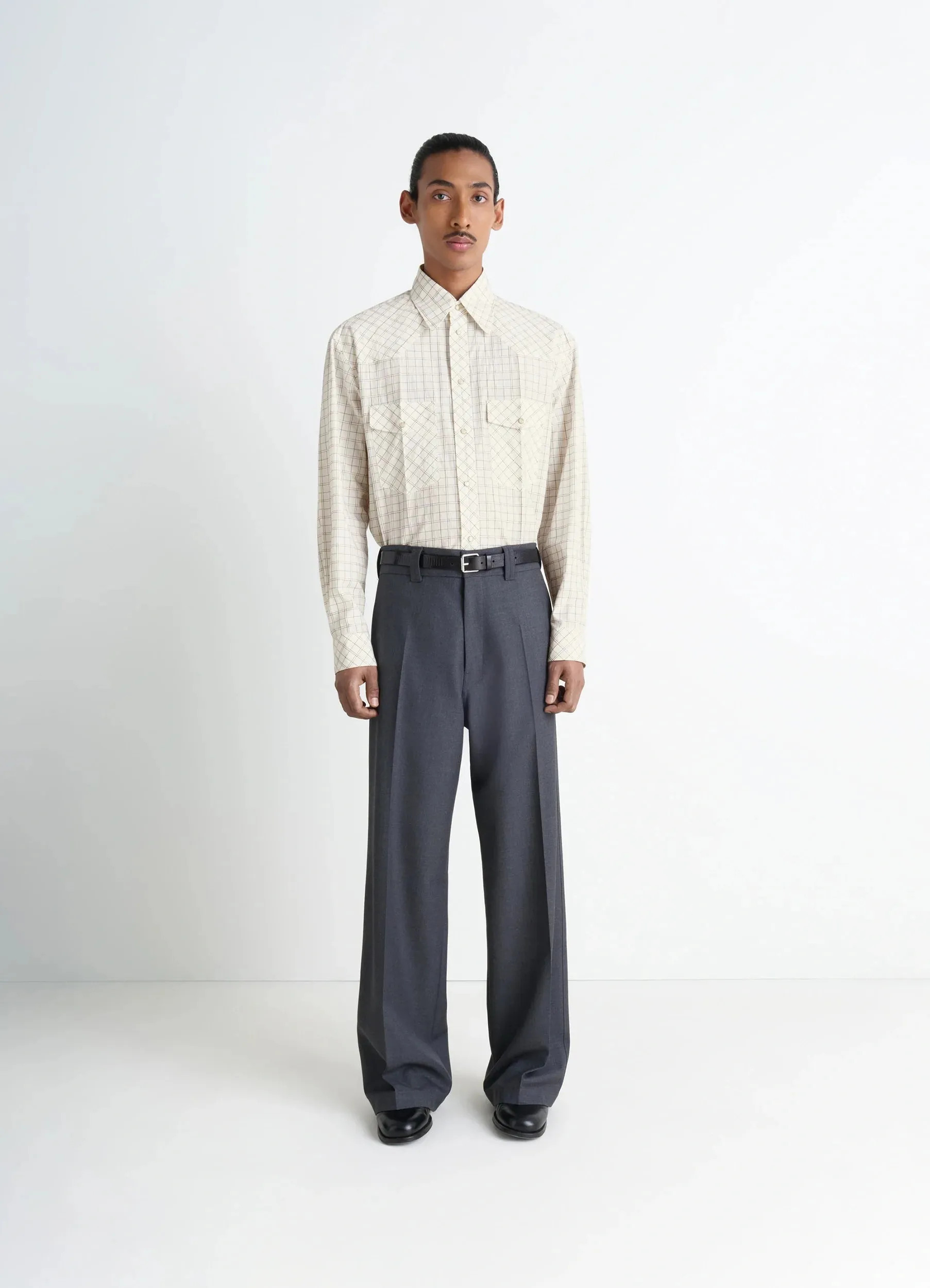 WESTERN CHECK SHIRT sold by Lemaire product image thumbnail 2