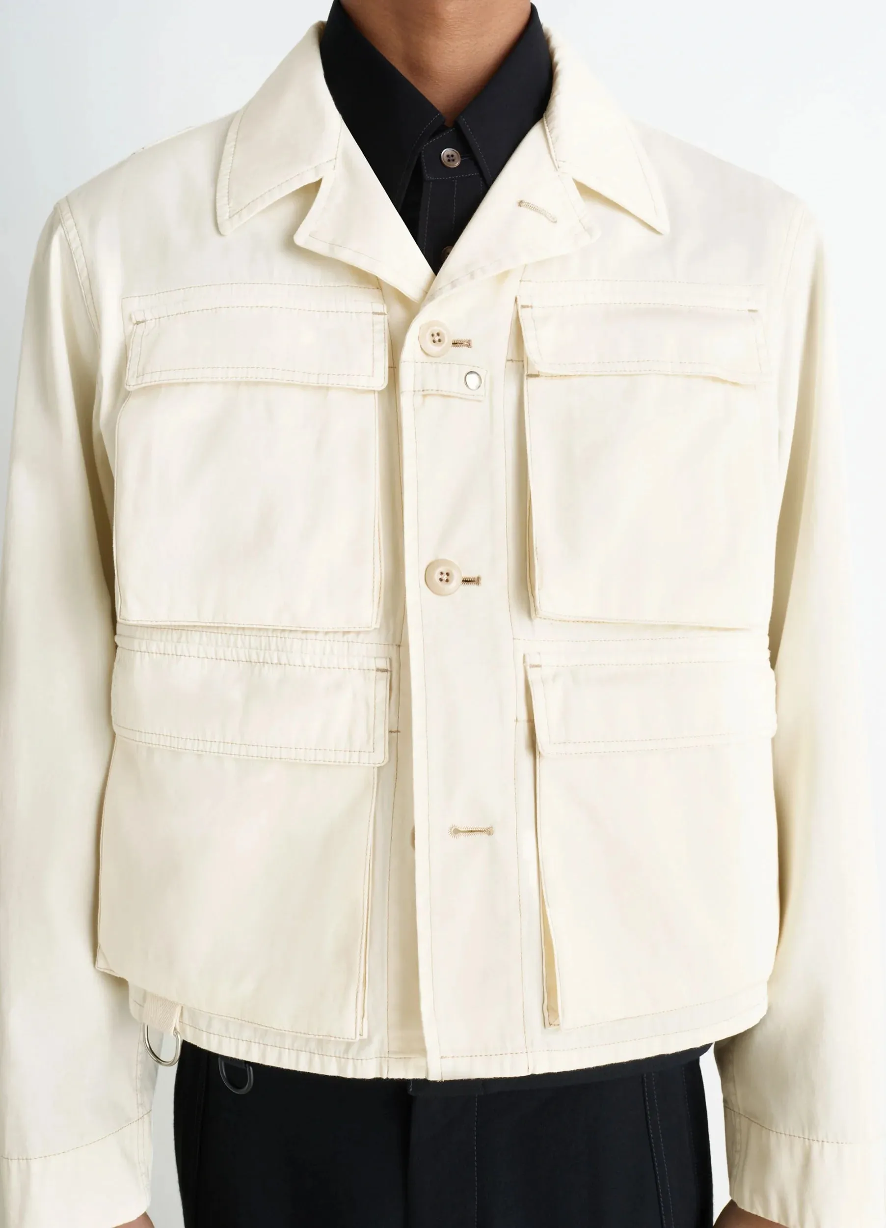 SHORT UTILITY JACKET sold by Lemaire product image thumbnail 3