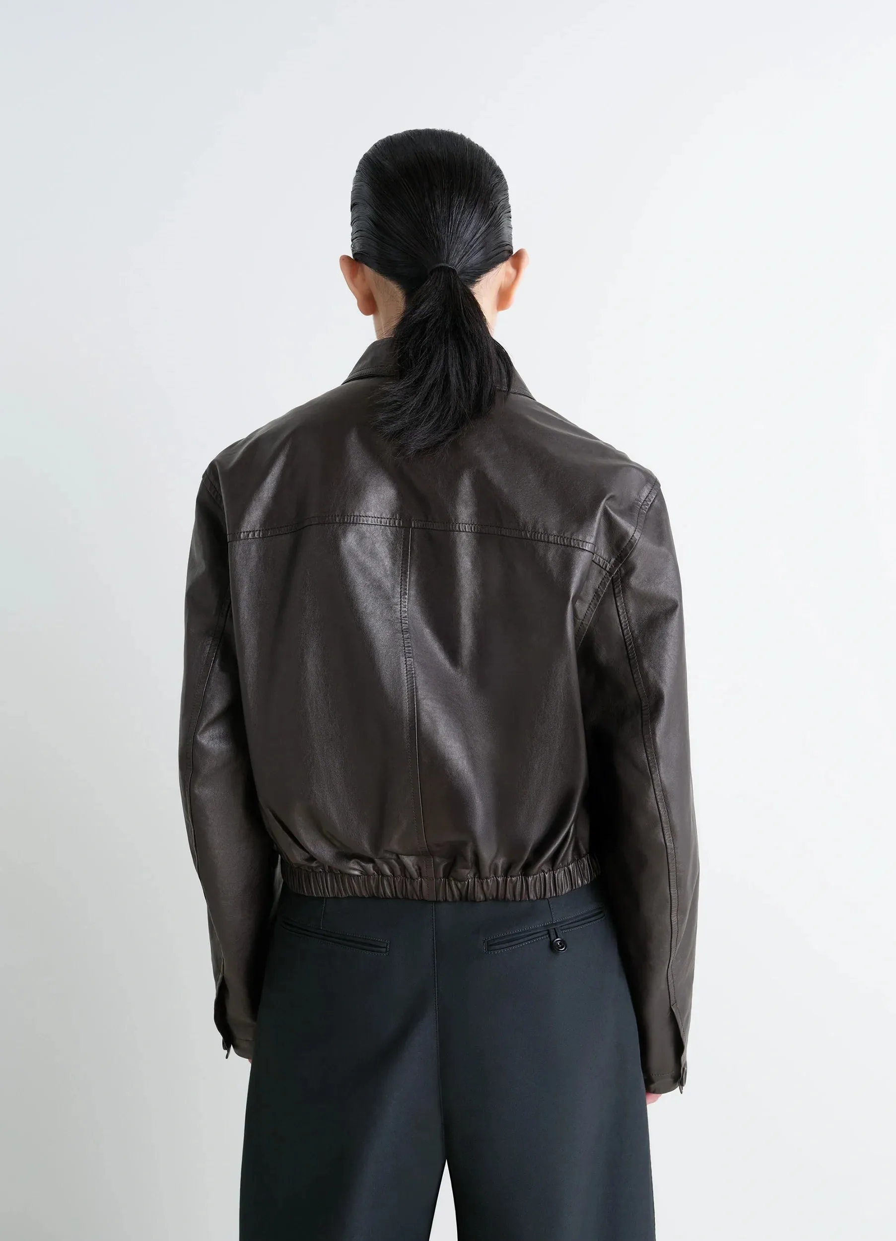 SOFT LEATHER BLOUSON sold by Lemaire product image thumbnail 5