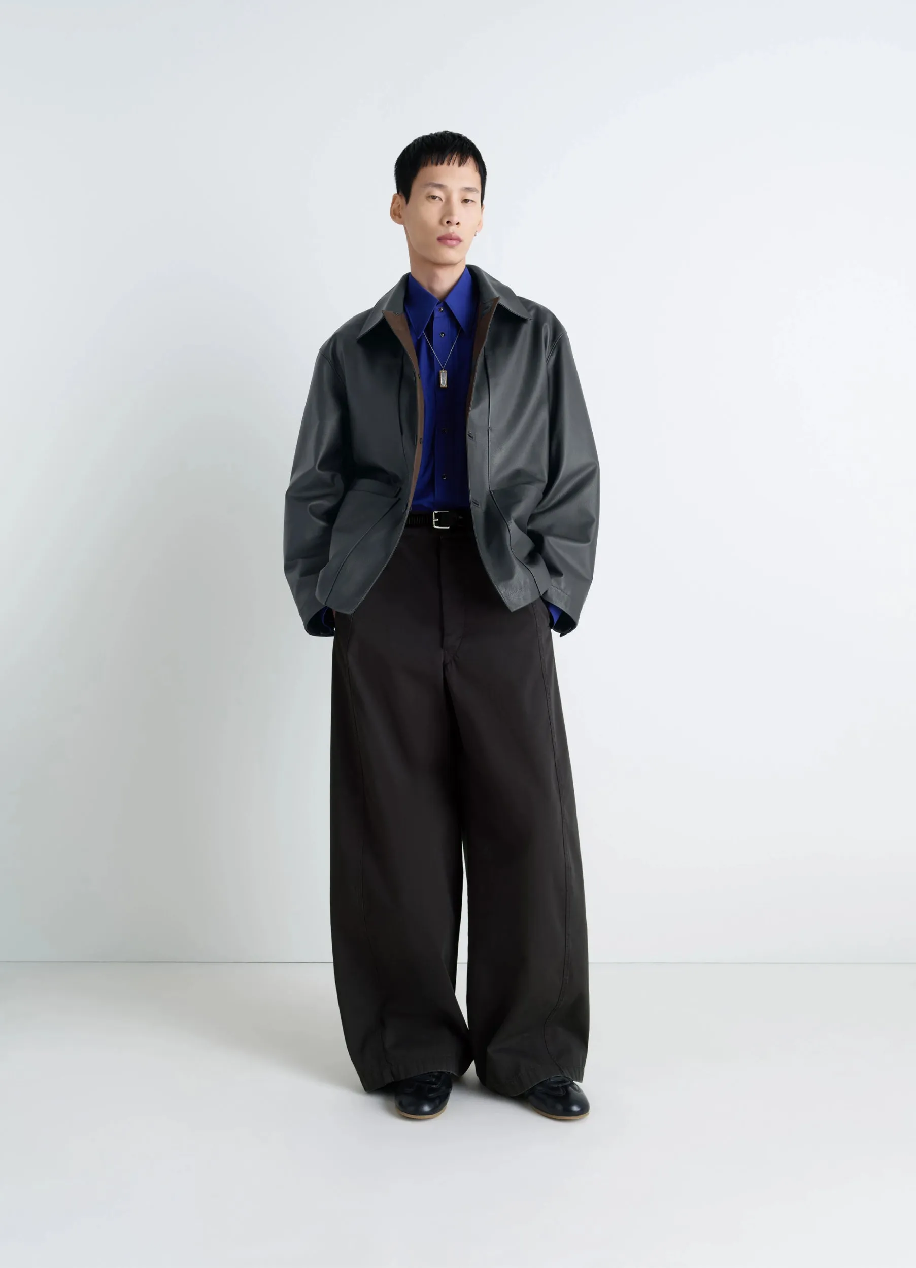 LEATHER WORKWEAR JACKET sold by Lemaire product image thumbnail 2