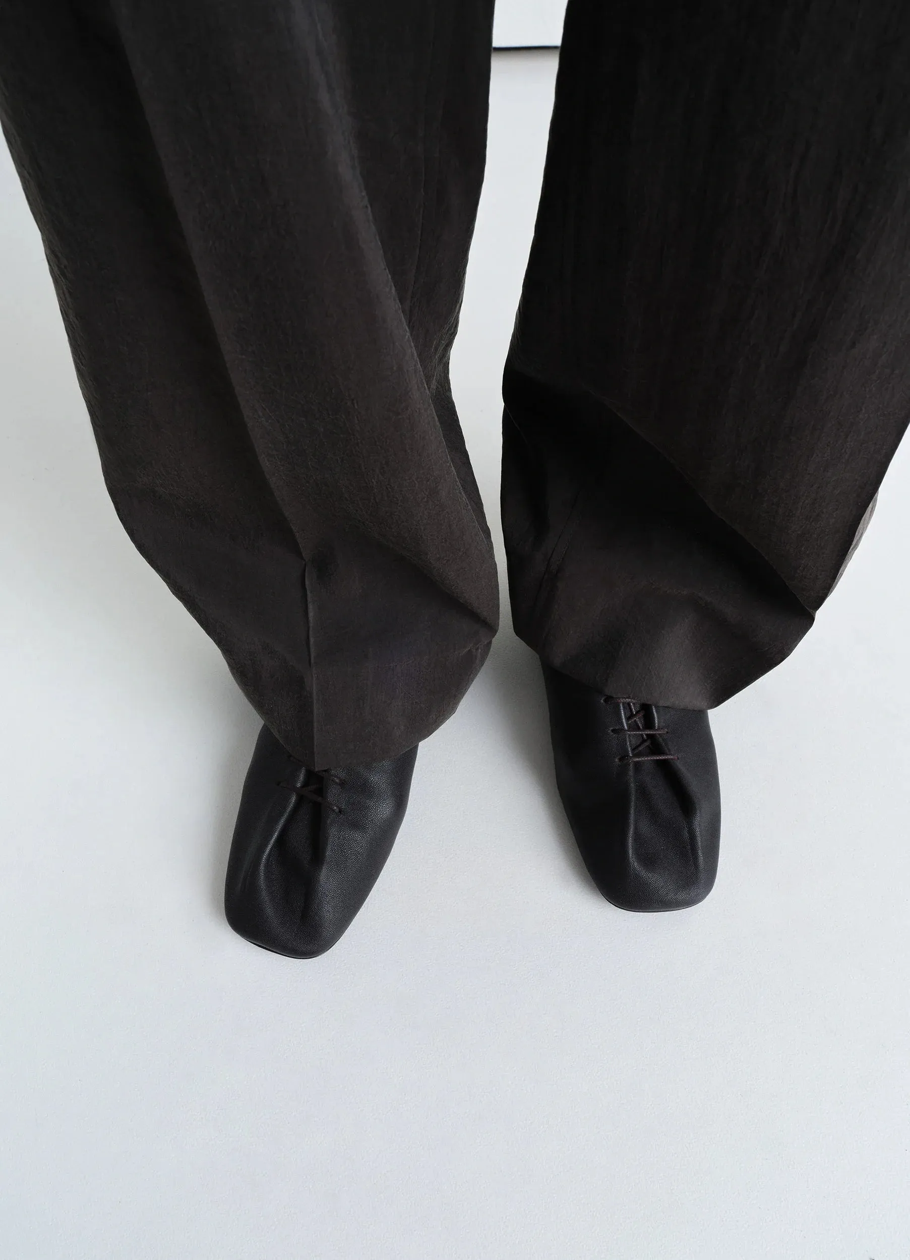 SOURIS FLAT CLASSIC DERBIES IN LEATHER sold by Lemaire product image thumbnail 2