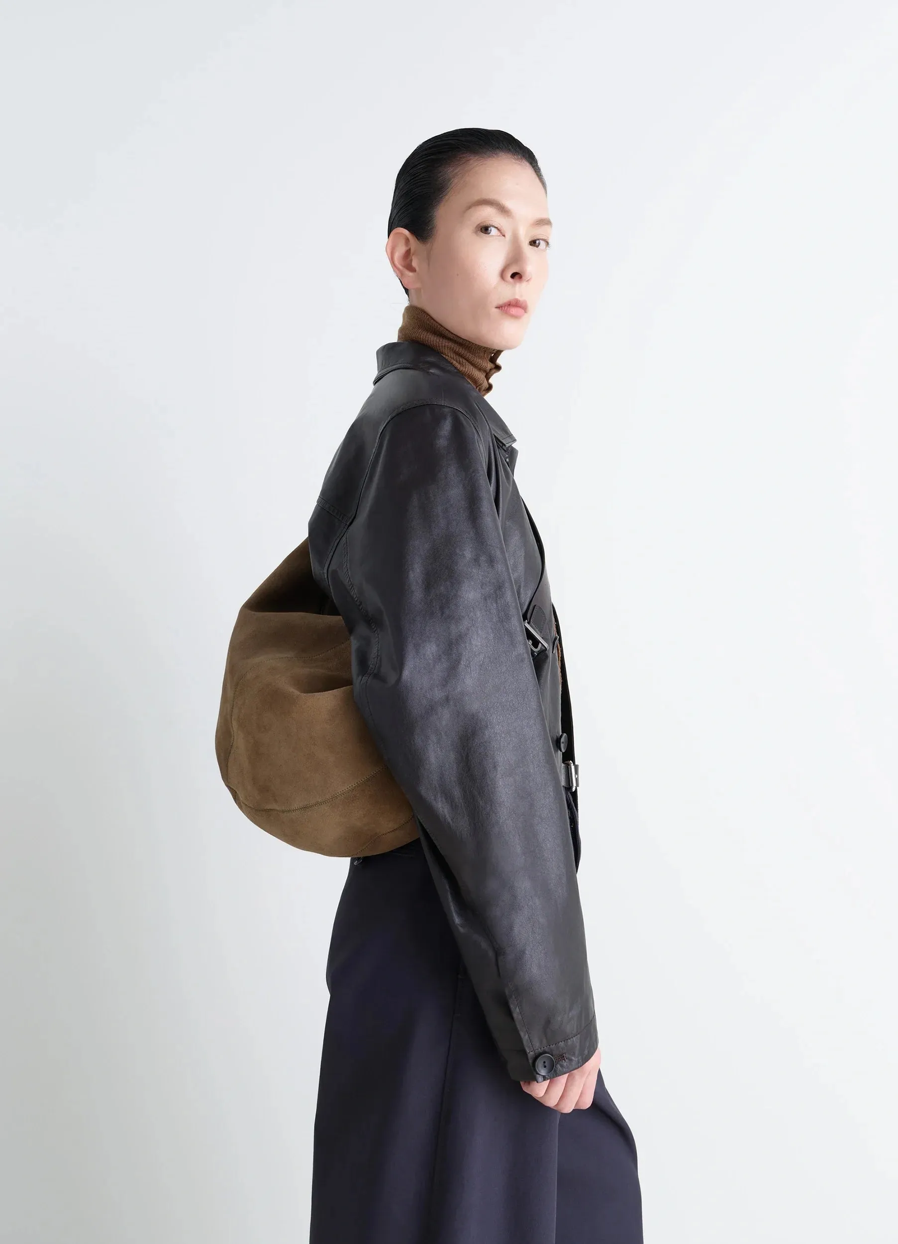 QUIVER CLIP BAG IN SUEDE LEATHER sold by Lemaire product image thumbnail 2