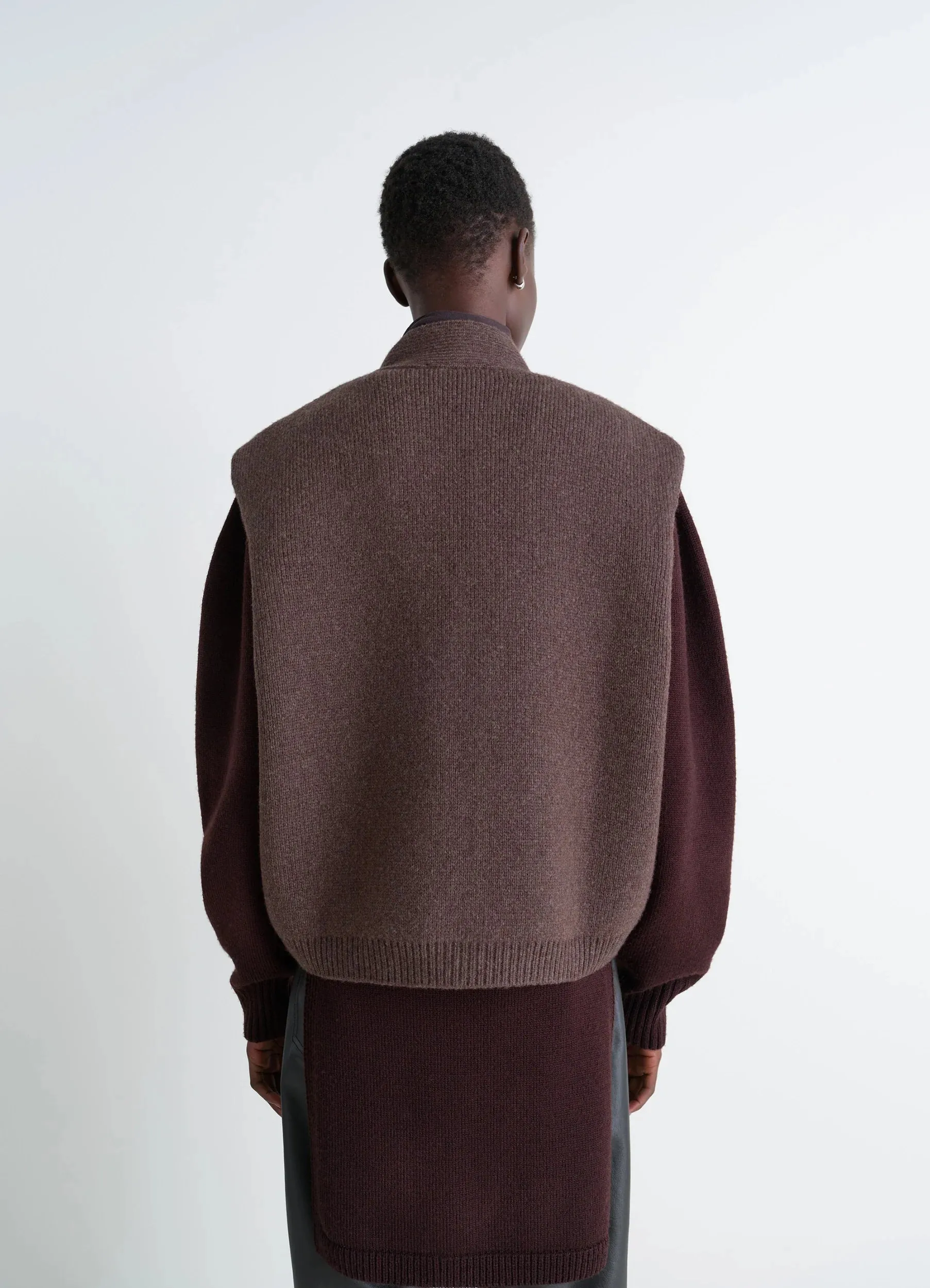 MAXI SLEEVELESS CARDIGAN sold by Lemaire product image thumbnail 4