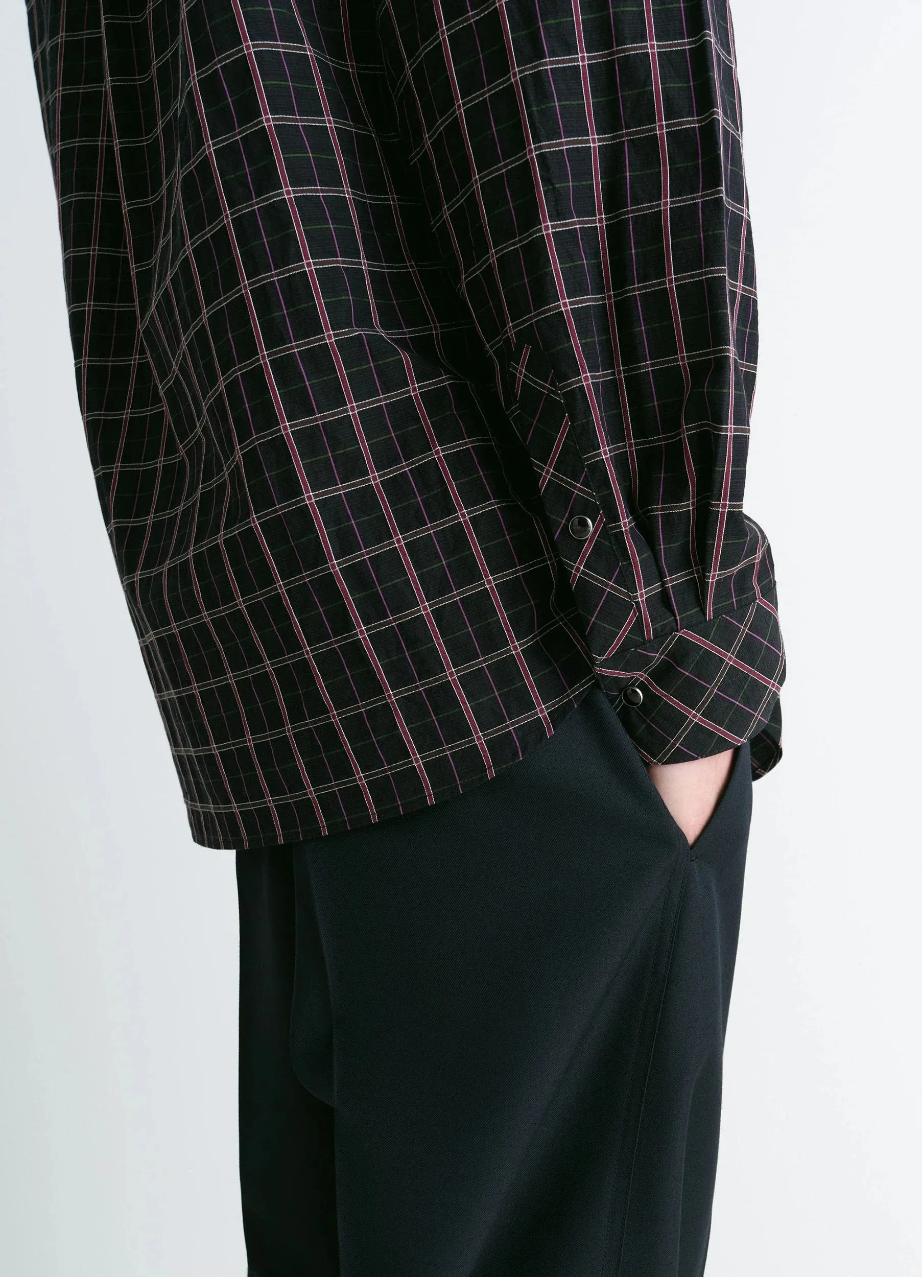 WESTERN CHECK SHIRT sold by Lemaire product image thumbnail 3