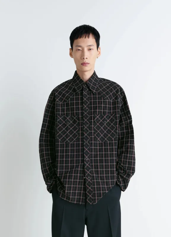 WESTERN CHECK SHIRT sold by Lemaire