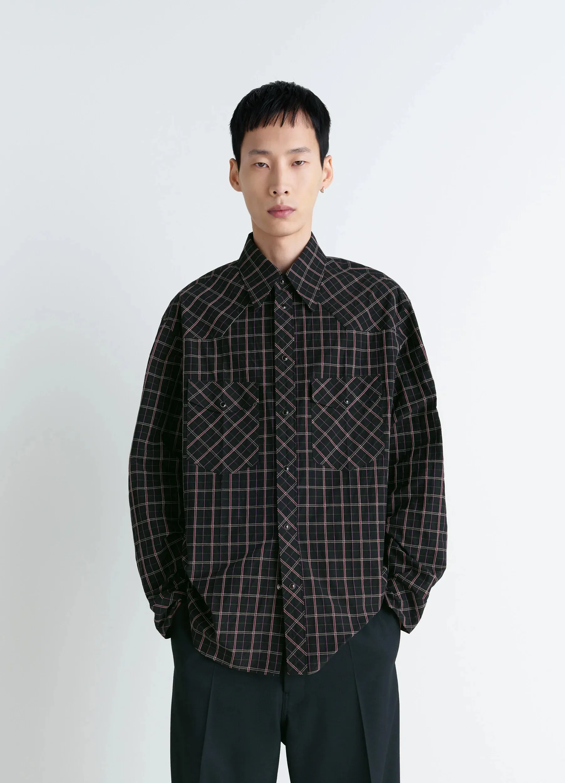 WESTERN CHECK SHIRT sold by Lemaire