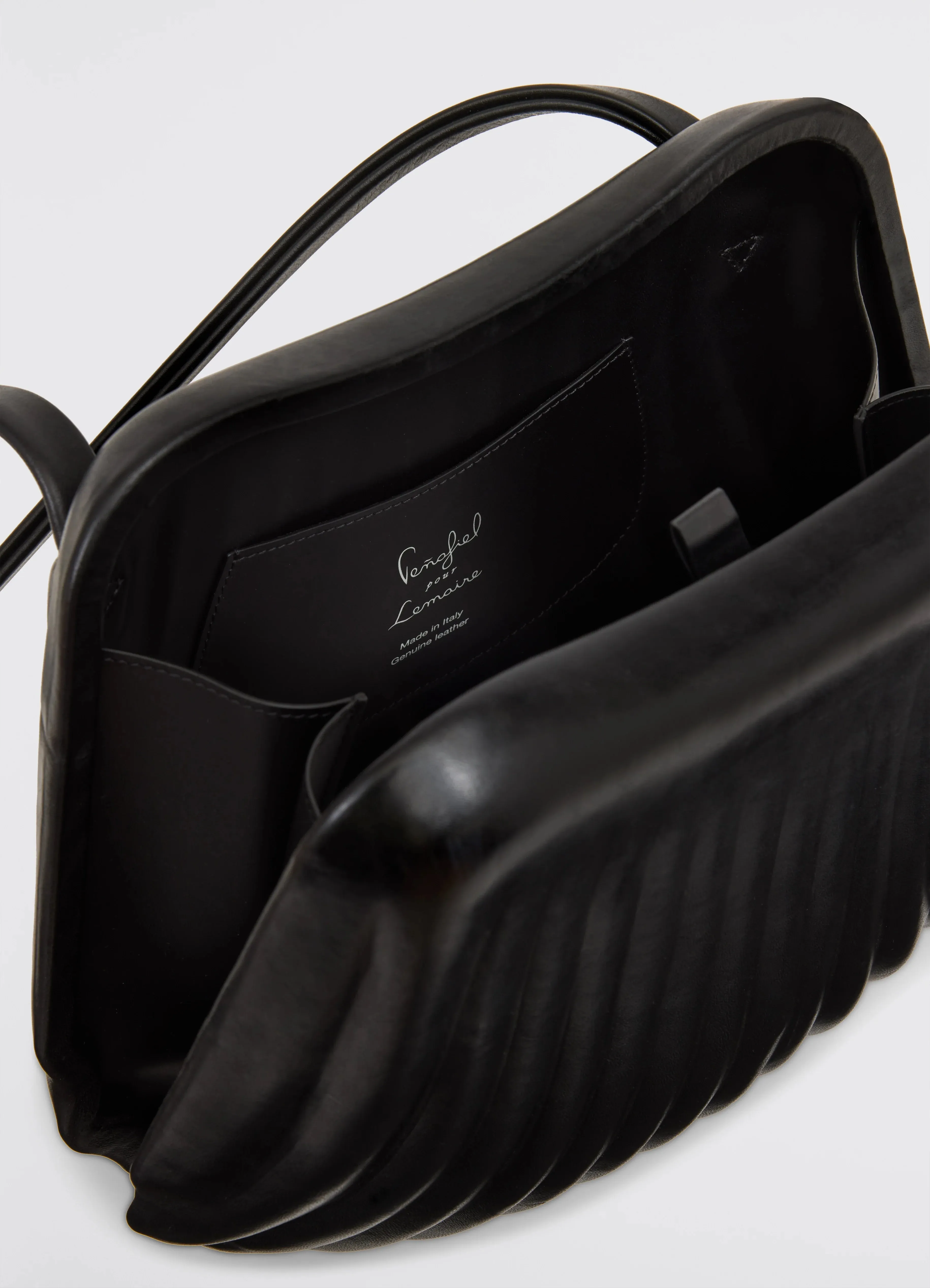 CARLOS BAG IN MOLDED LEATHER sold by Lemaire product image thumbnail 4