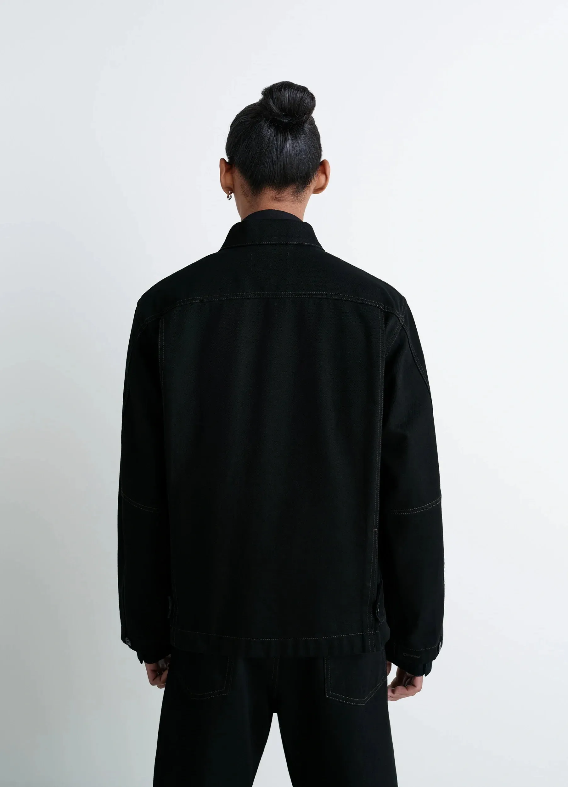 BOXY JACKET IN DENIM sold by Lemaire product image thumbnail 3